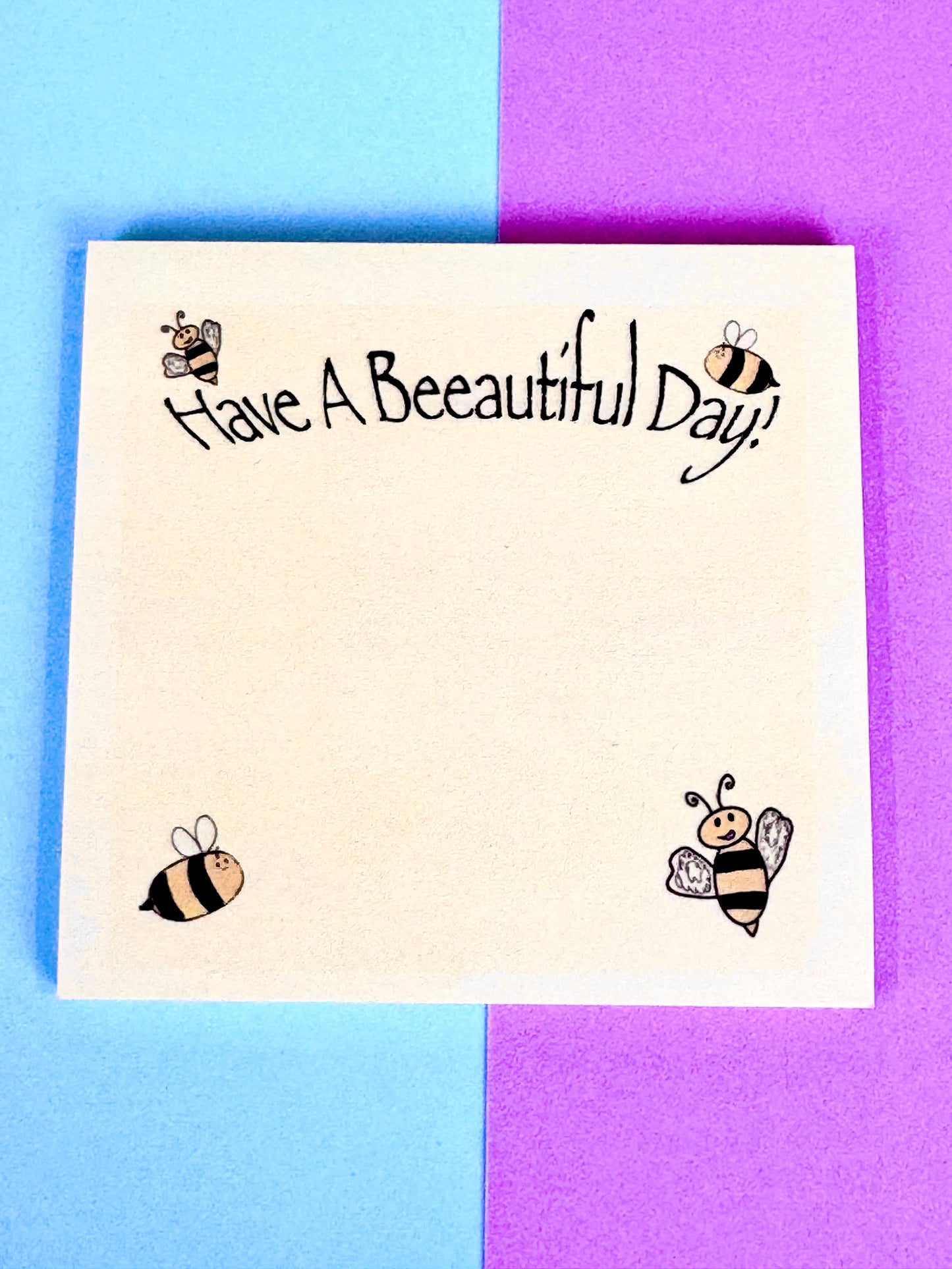 Have a Beeautiful Day Bumblebee Sticky Notes