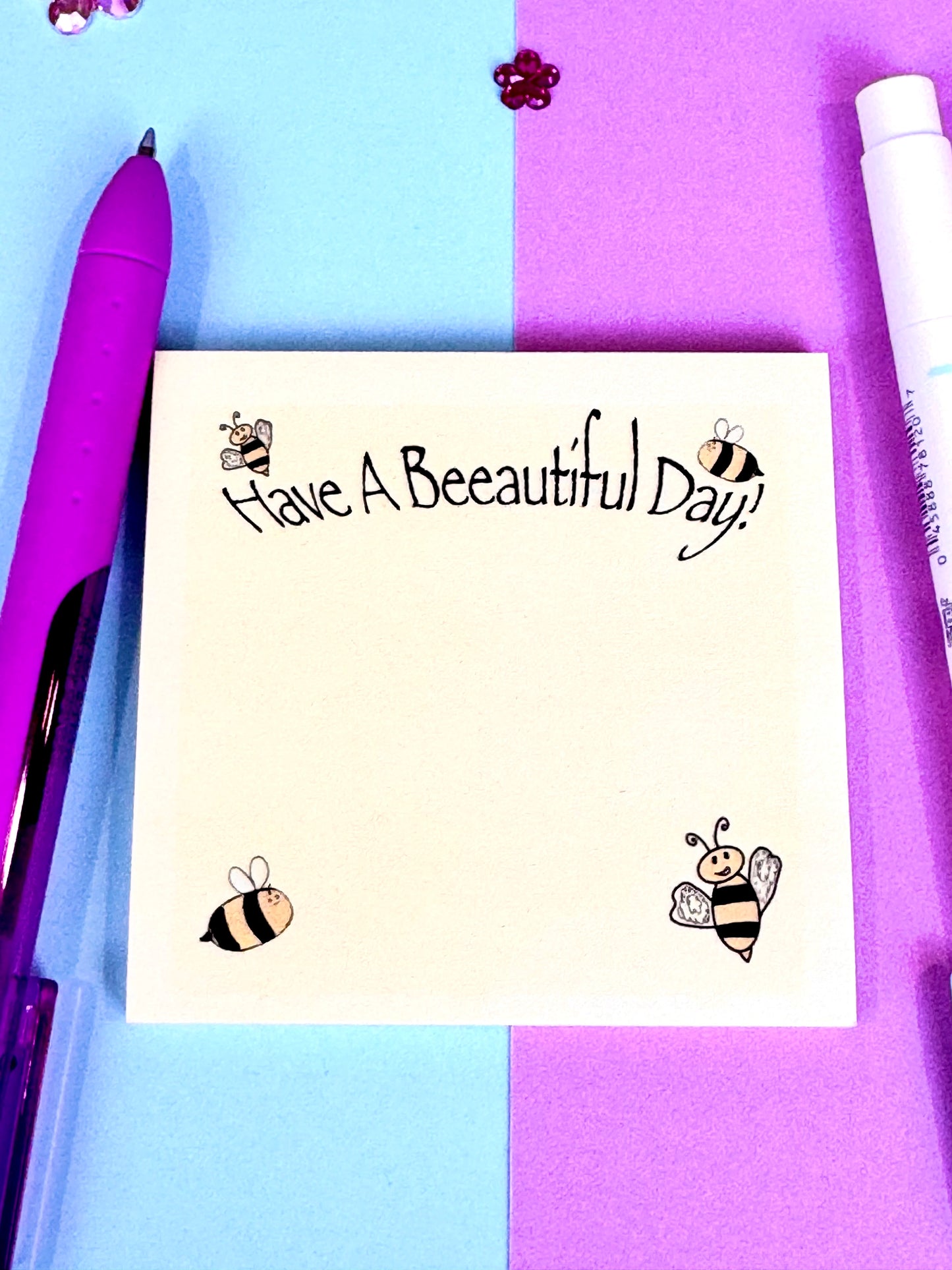 Have a Beeautiful Day Bumblebee Sticky Notes