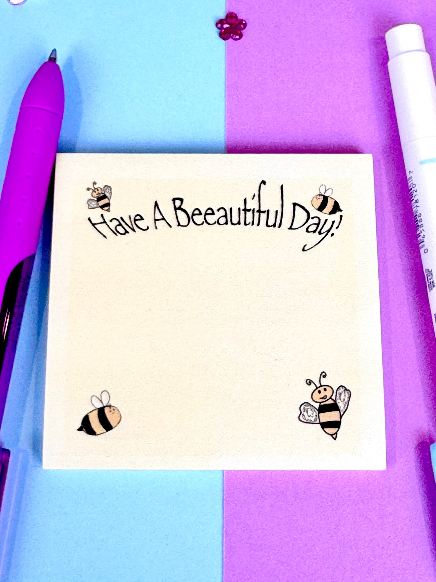 Have a Beeautiful Day Bumblebee Sticky Notes