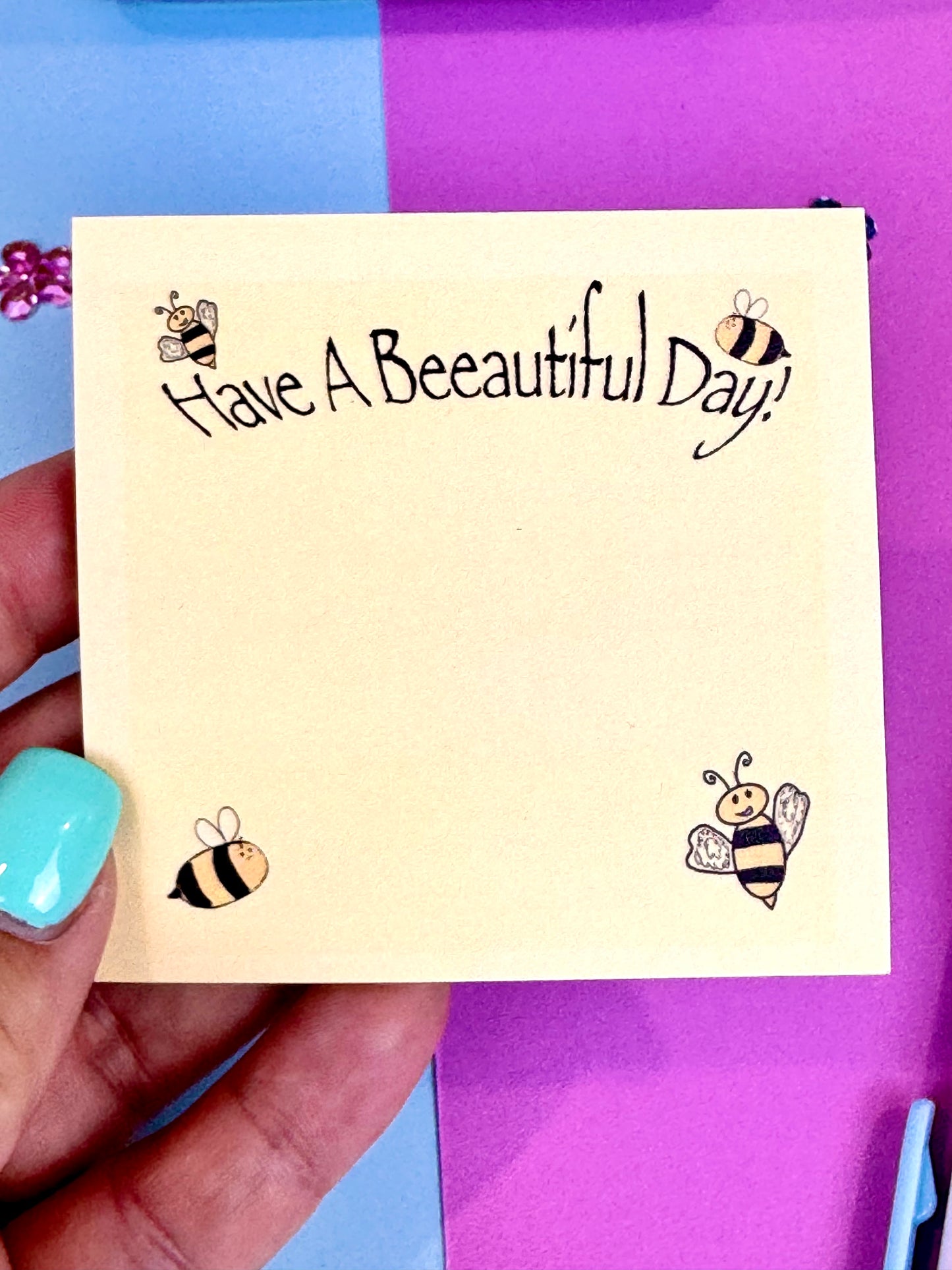 Have a Beeautiful Day Bumblebee Sticky Notes