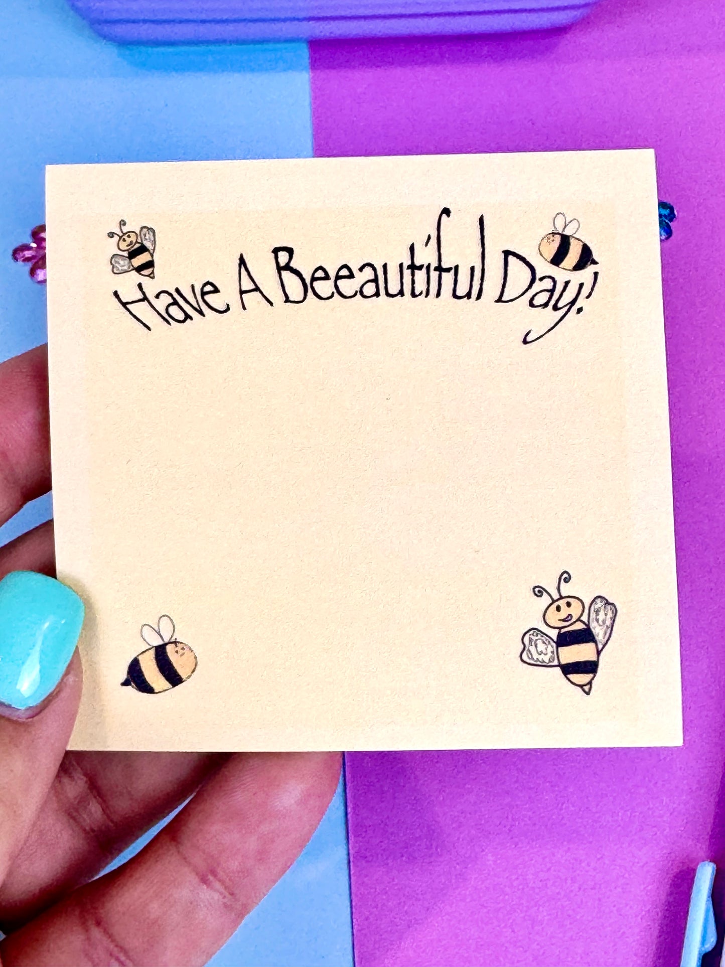 Have a Beeautiful Day Bumblebee Sticky Notes