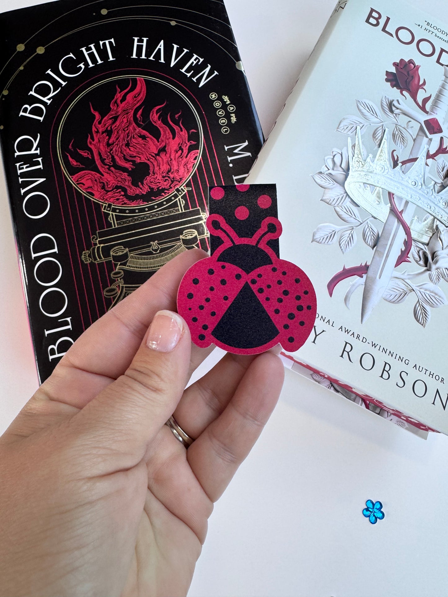 Ladybug Magnetic Bookmark For Readers, Save Your Page, For Book Lovers