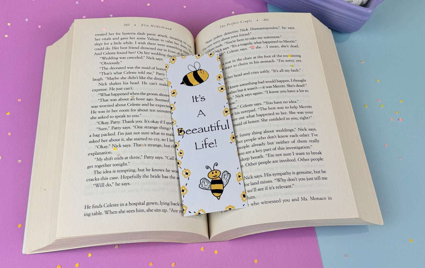 It's A Beeautiful Life Bumblebee Bookmark
