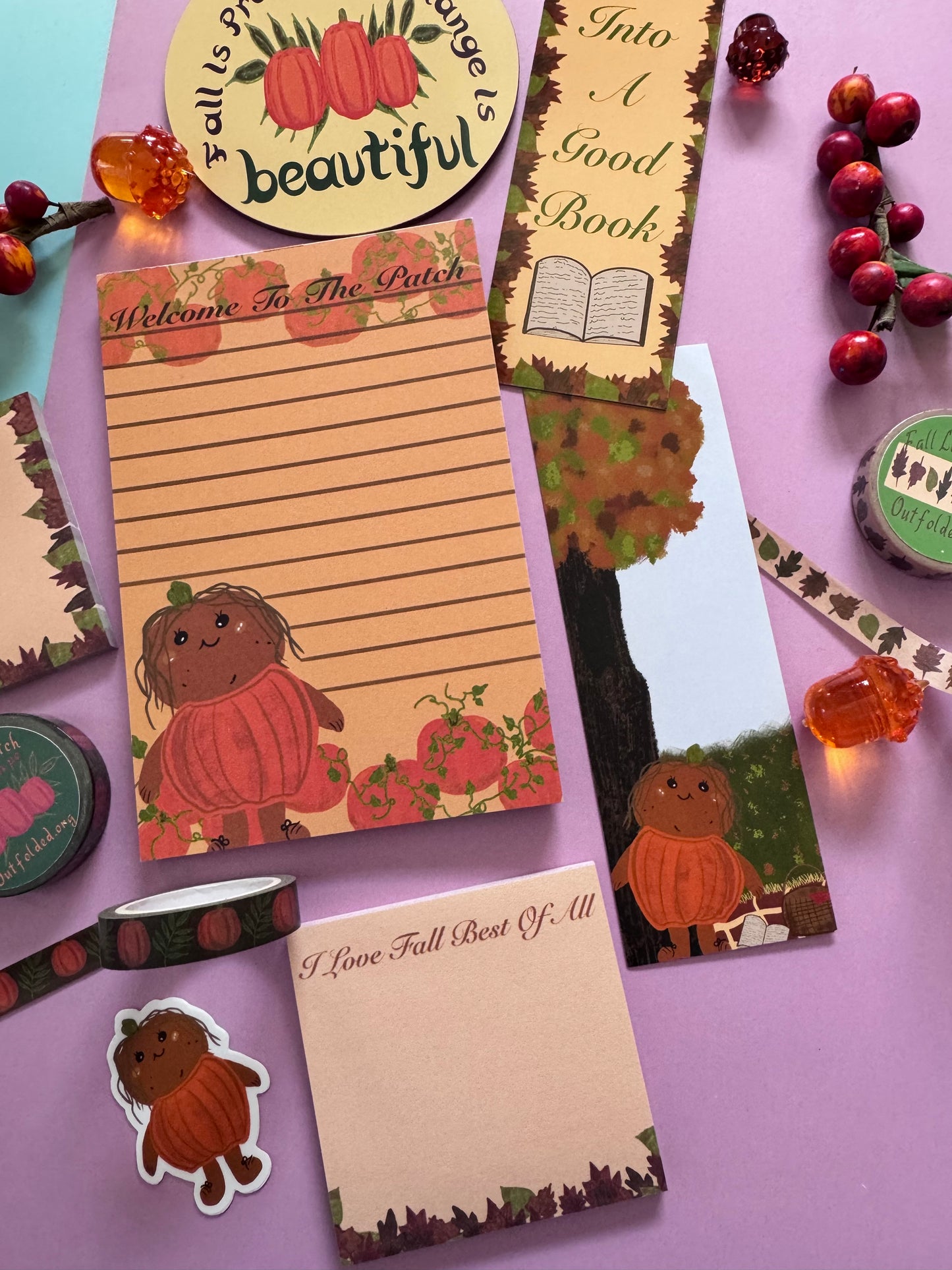 Fall Is In The Air Stationery Gift Box, Bundled Collection