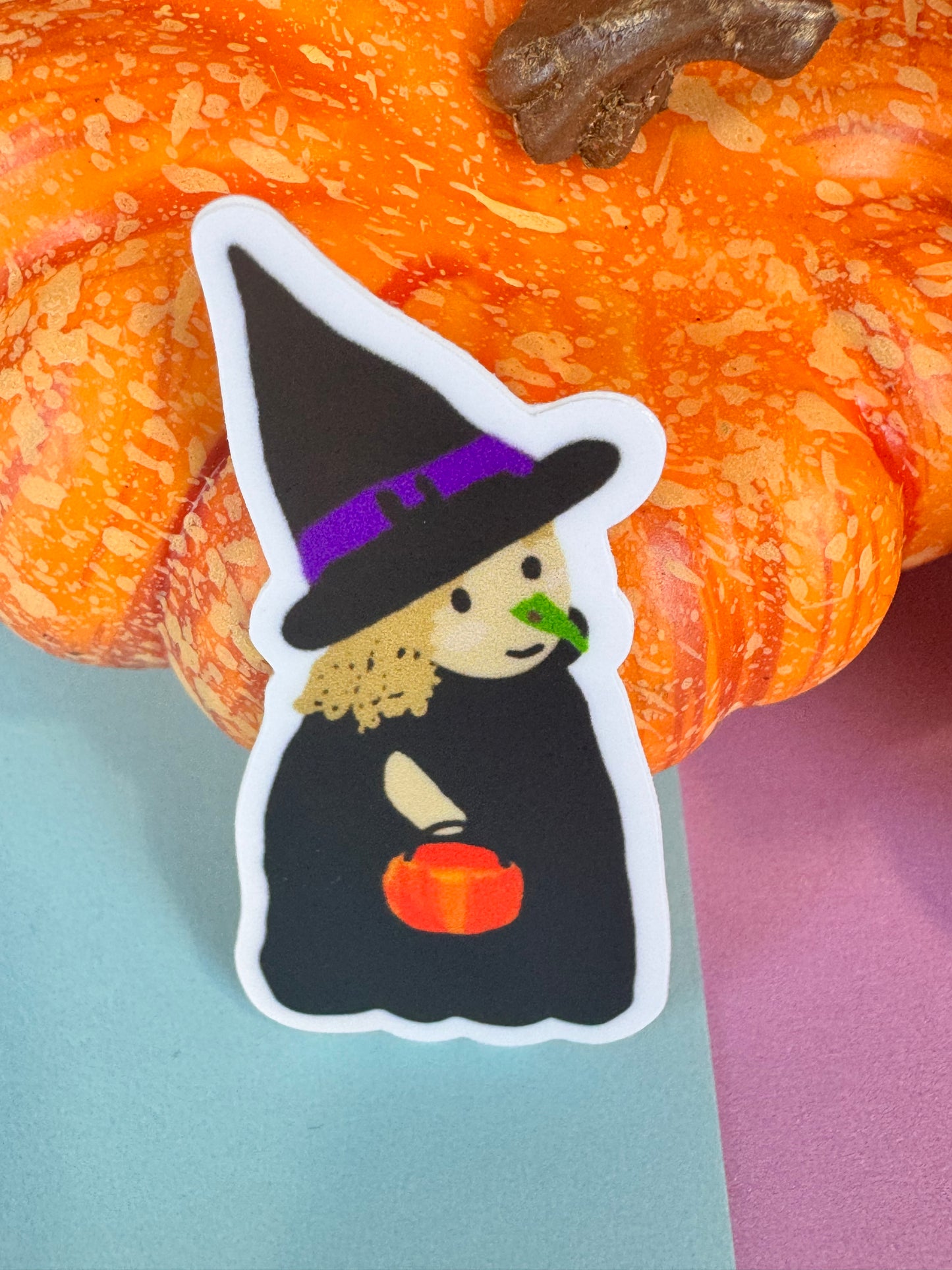 Marcy The Adorable Witch Die Cut Sticker, Fall Planner Stickers, 2 Inch