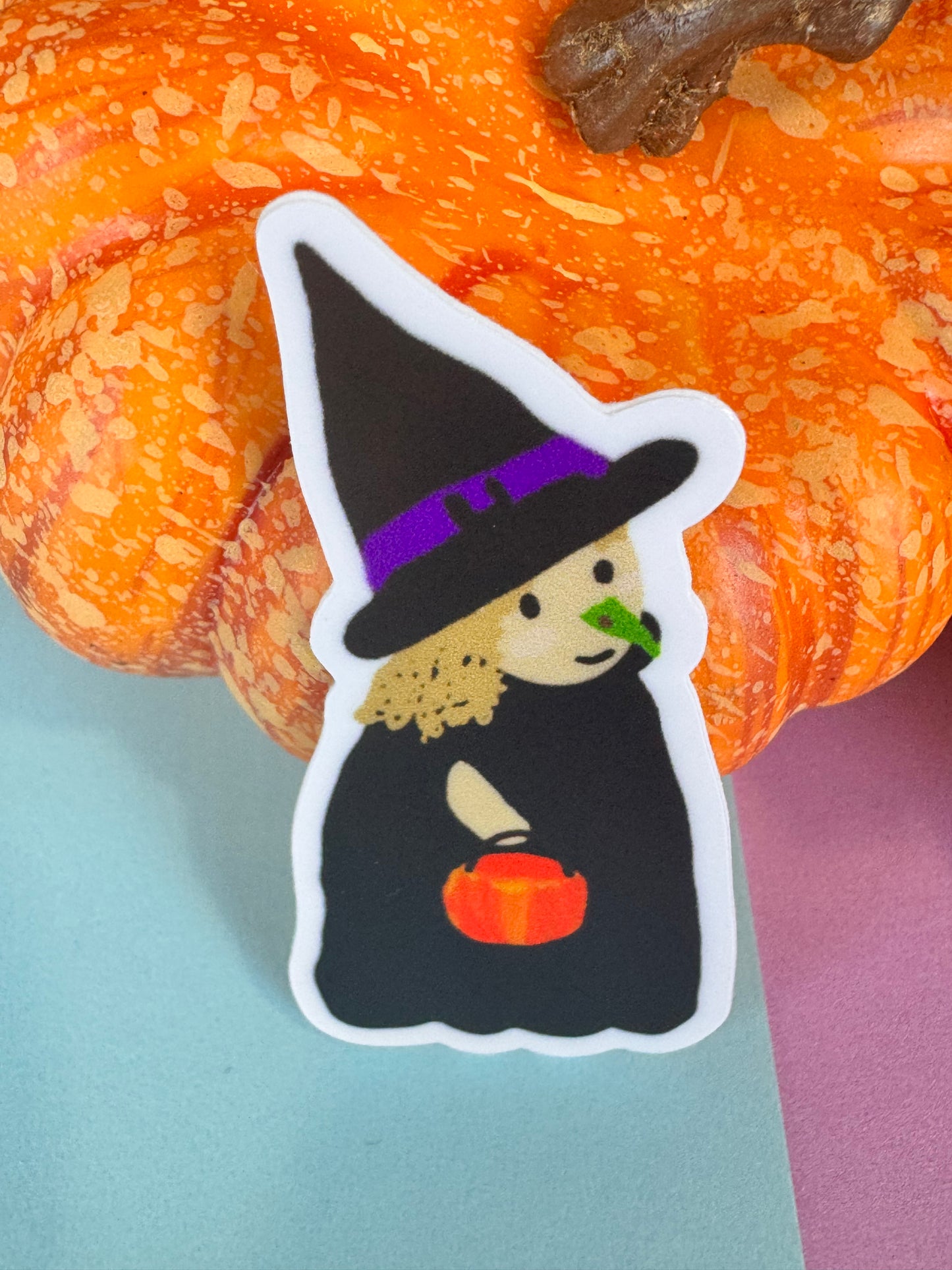 Marcy The Adorable Witch Die Cut Sticker, Fall Planner Stickers, 2 Inch