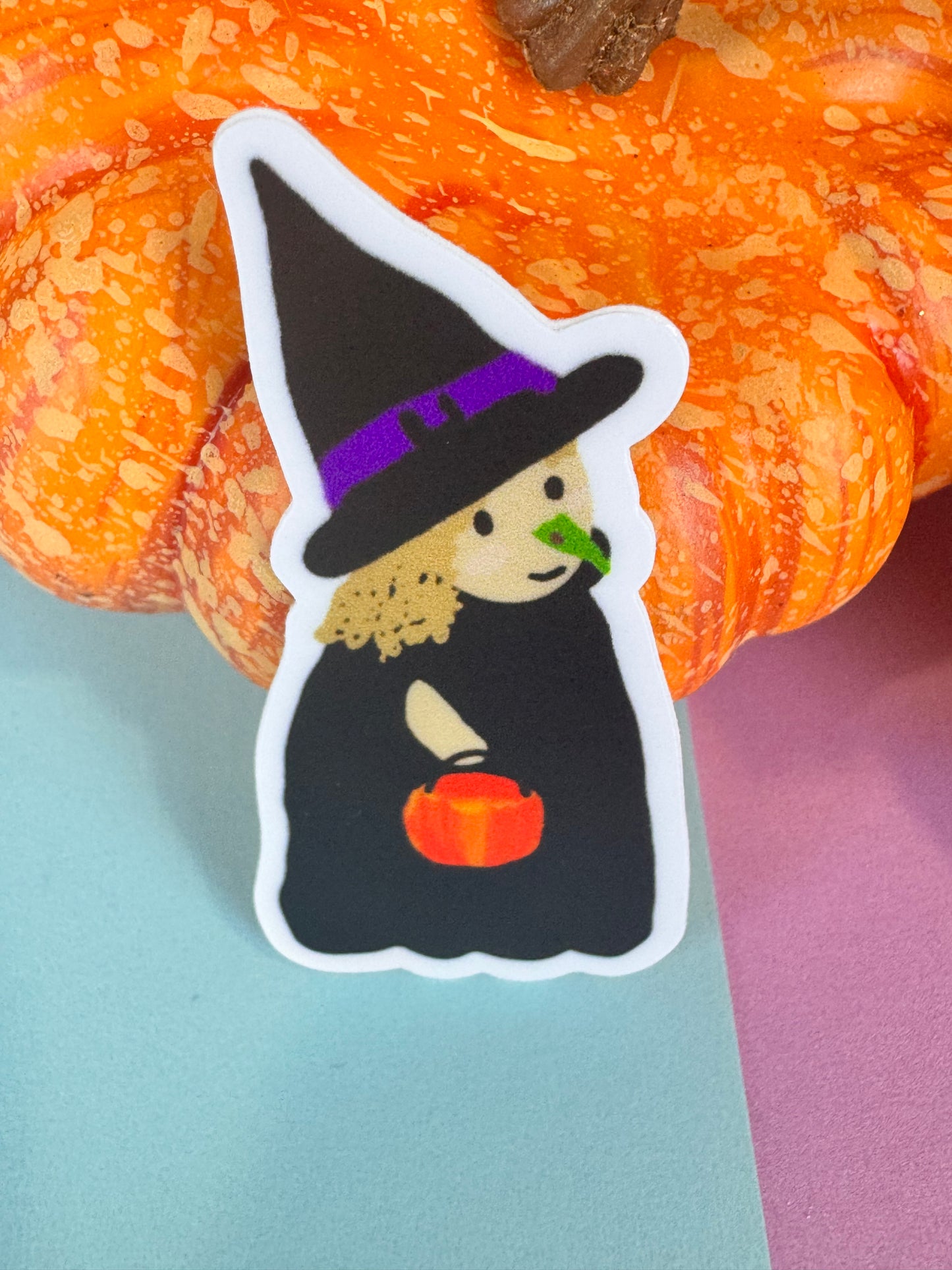Marcy The Adorable Witch Die Cut Sticker, Fall Planner Stickers, 2 Inch
