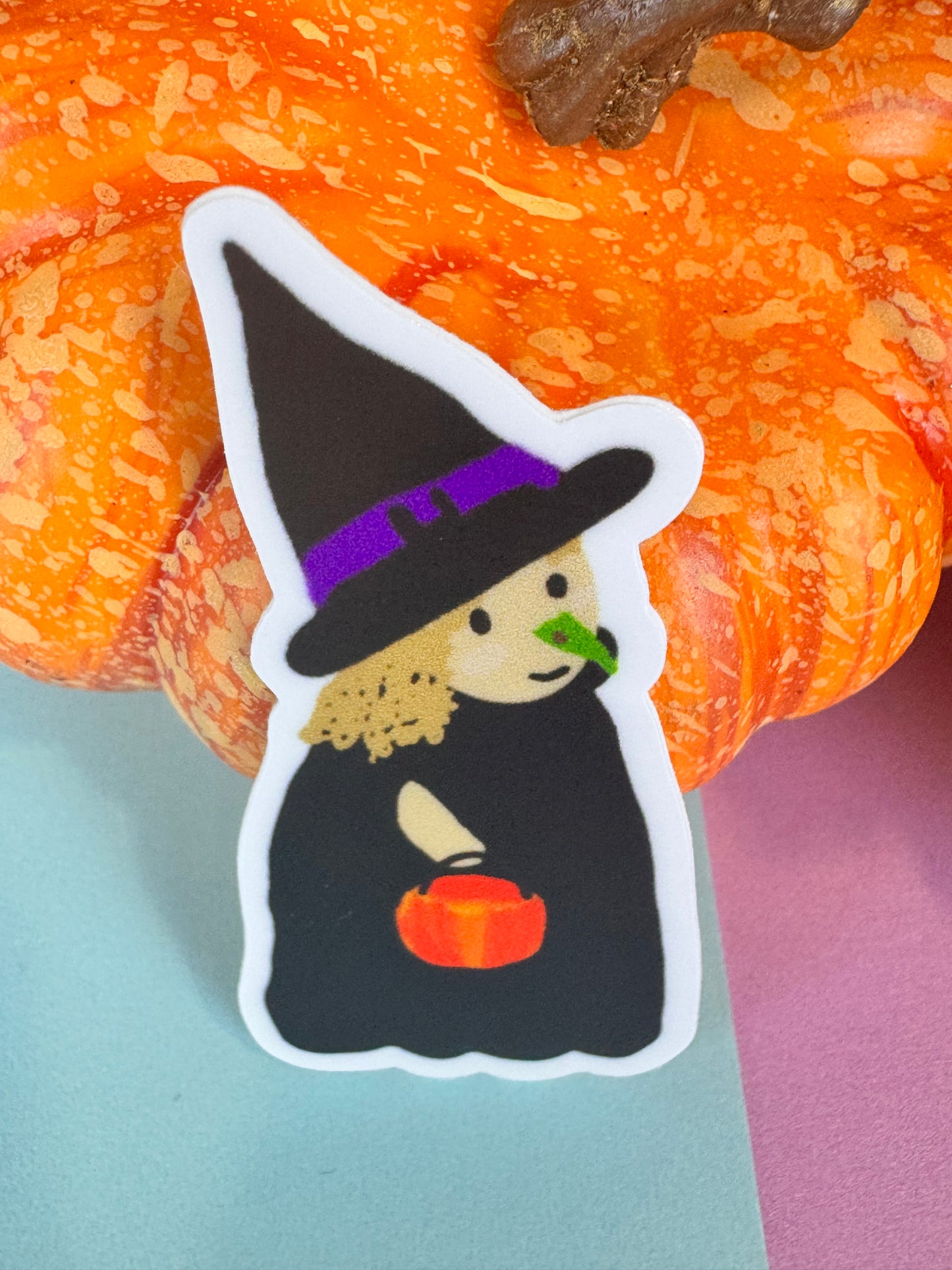 Marcy The Adorable Witch Die Cut Sticker, Fall Planner Stickers, 2 Inch