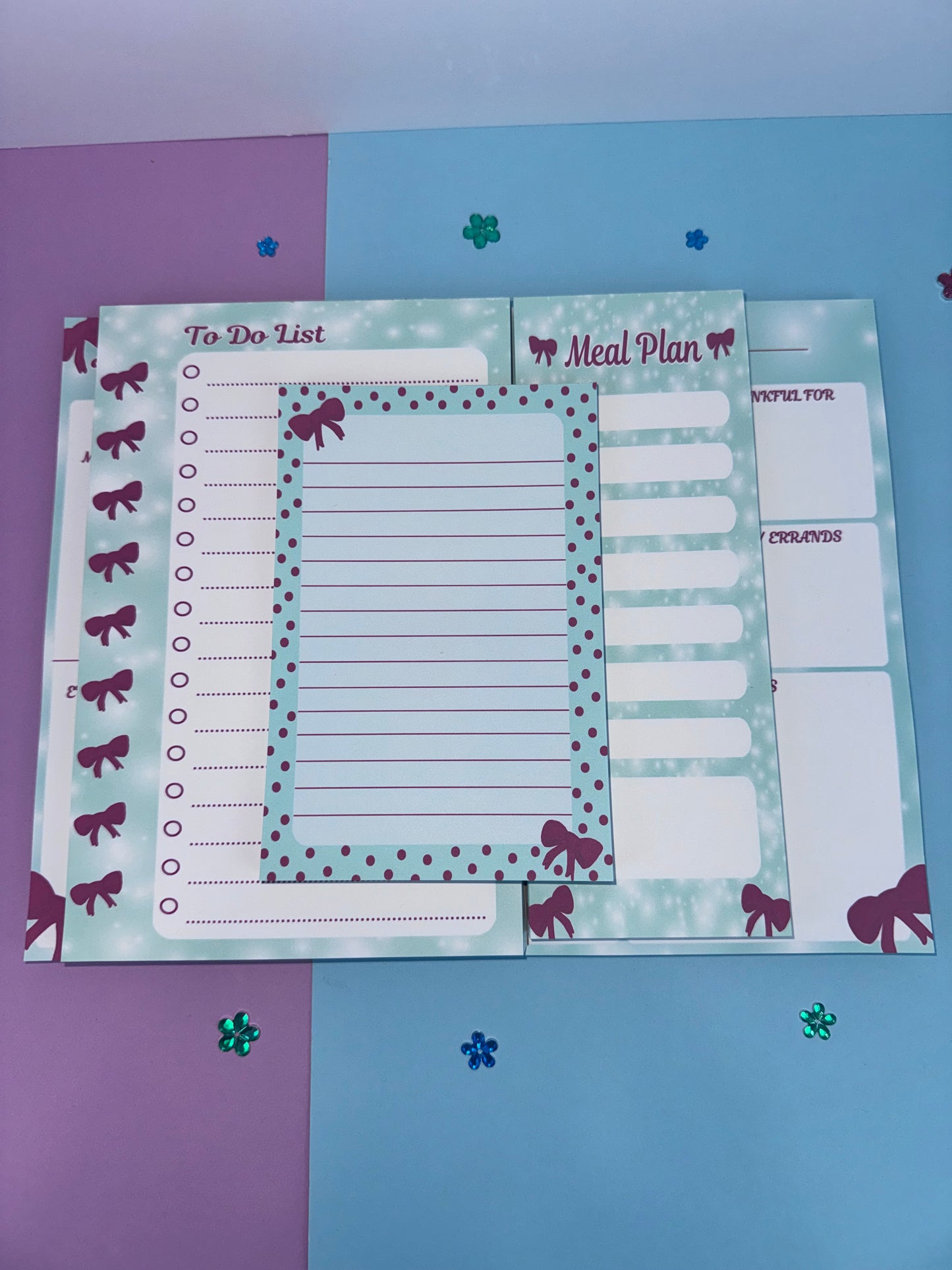 Holiday Red Bow Stationery Set