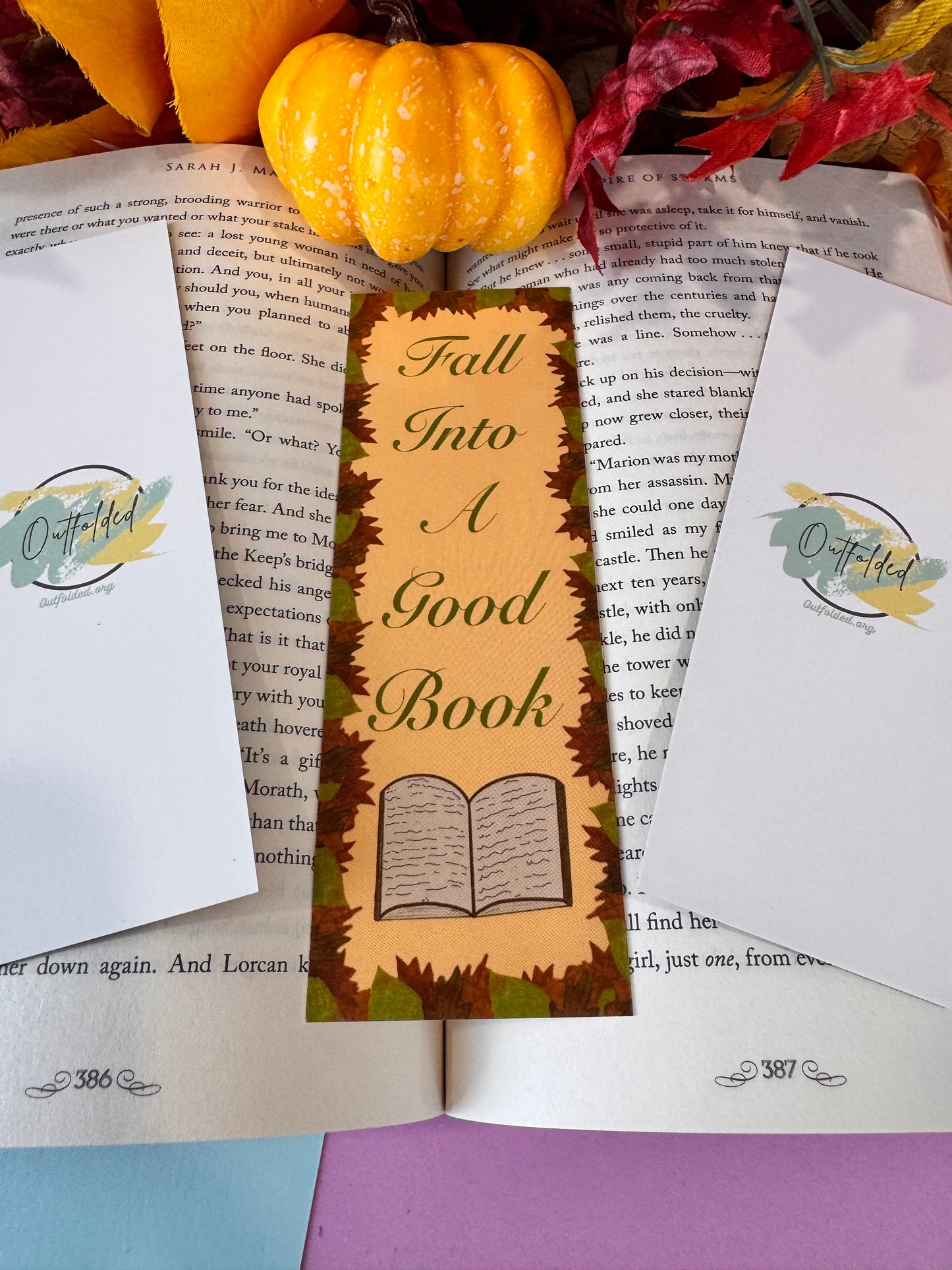 Fall Bookmark Collection: Patch's Picnic, Fall Into A Good Book, Get Lost In The Fantasy Kawaii Mushroom. Buy one or buy them all!