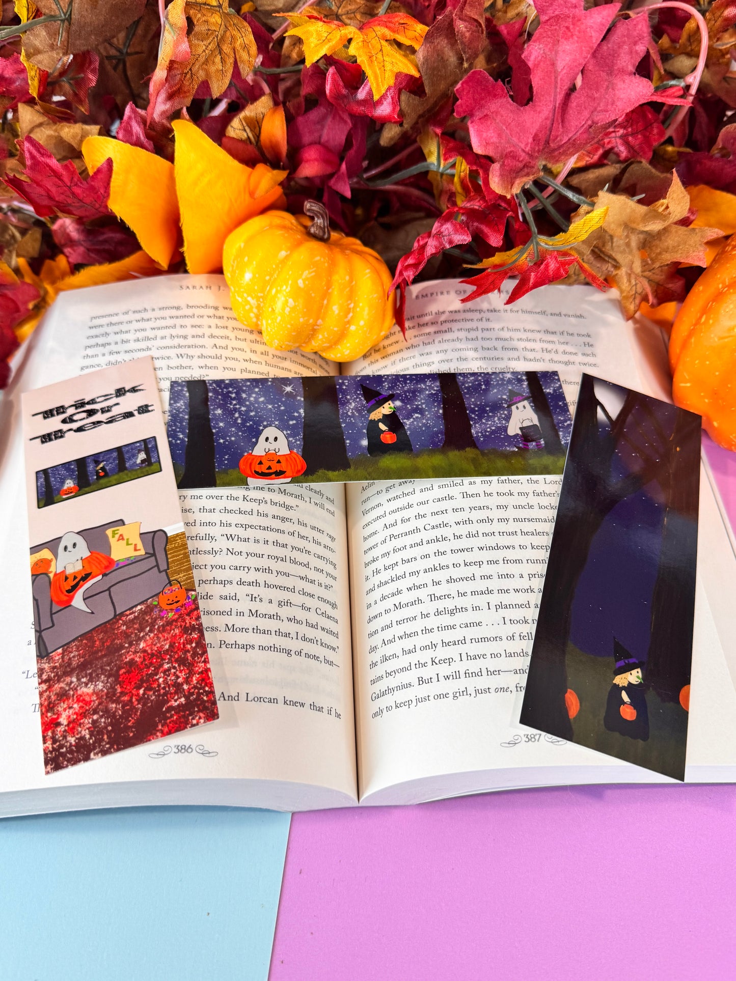 Halloween Bookmark Collection: Marcy the Witch, Barry's Candy Night, Trick-or-treating Buddies. Buy one or buy them all!