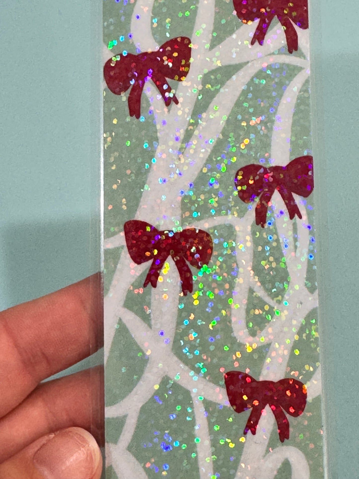 Red Bows Bookmark | Girly Bookmark | Bow Aesthetic Theme | Coquette Bookish Merch | Romance Reader