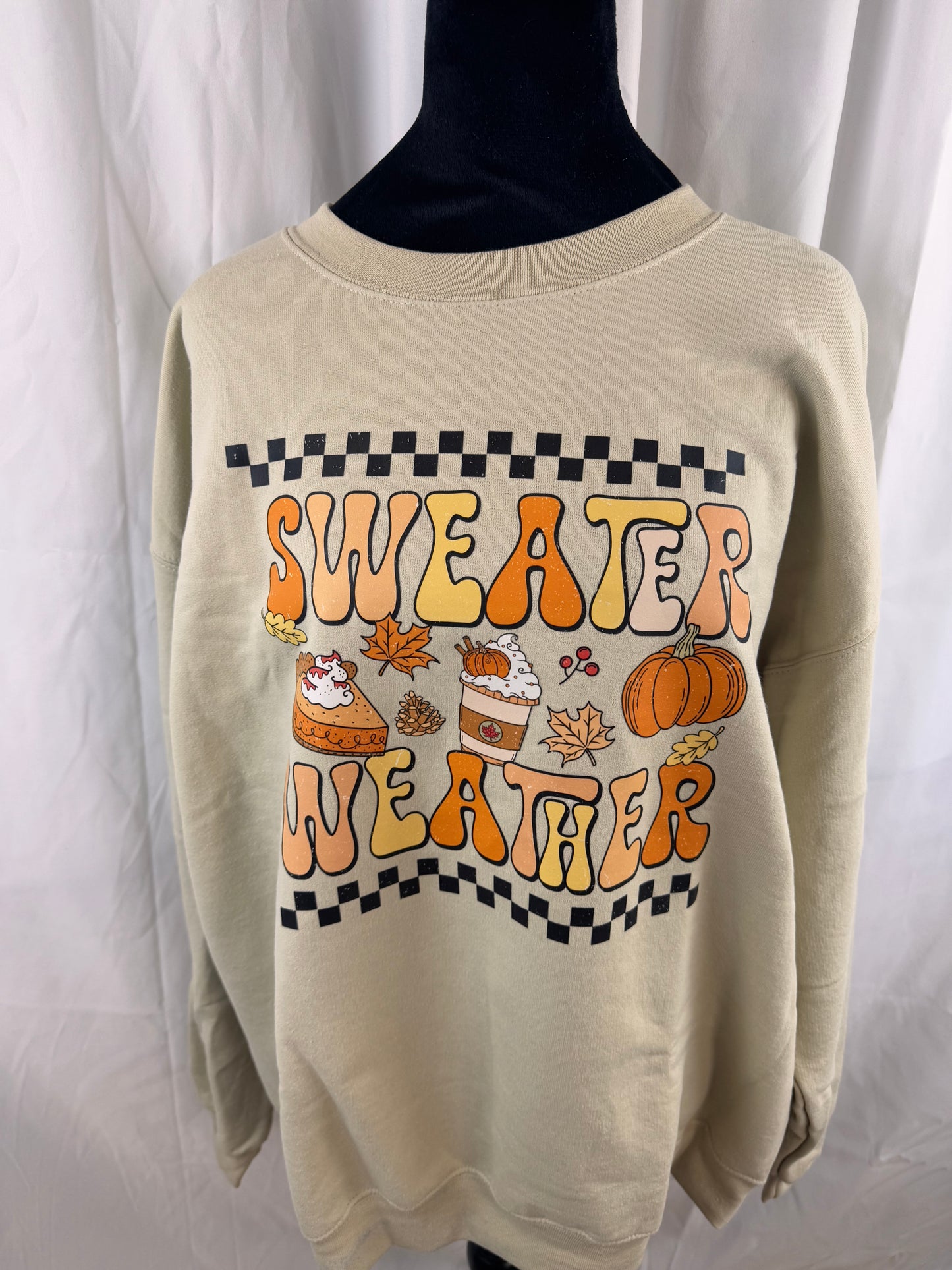 Sweater Weather Crewneck Sweatshirt - Clothing For Fall Season