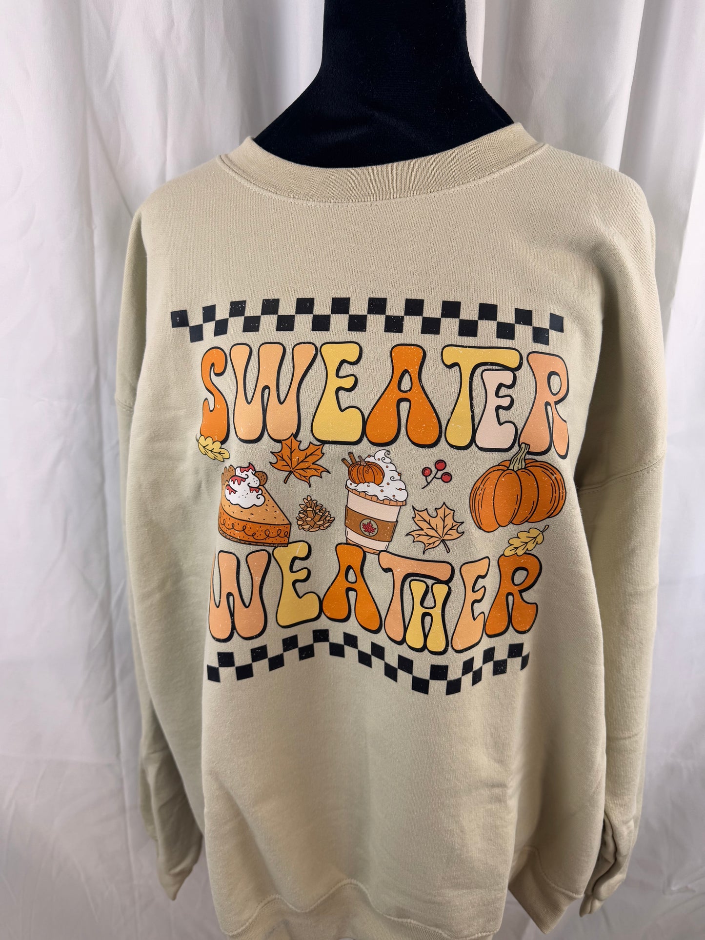 Sweater Weather Crewneck Sweatshirt - Clothing For Fall Season