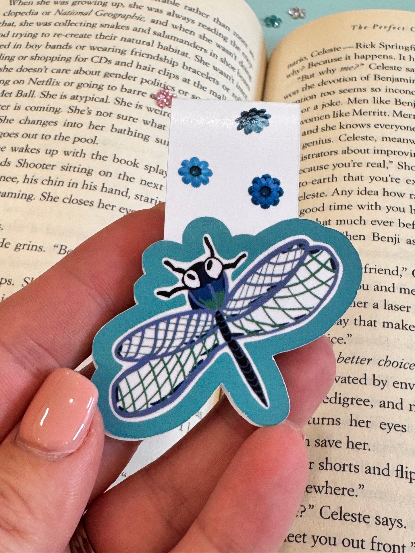 Dragonfly Magnetic Bookmark For Readers