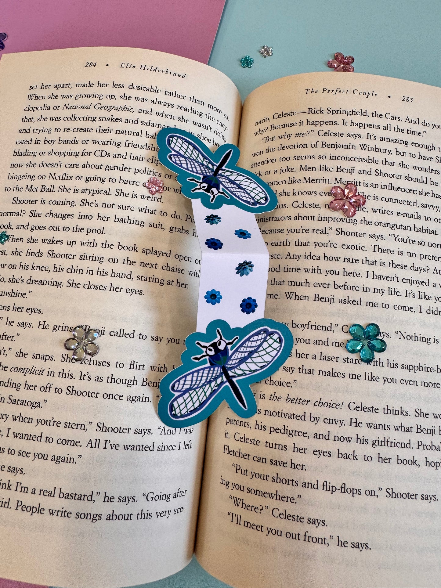 Dragonfly Magnetic Bookmark For Readers