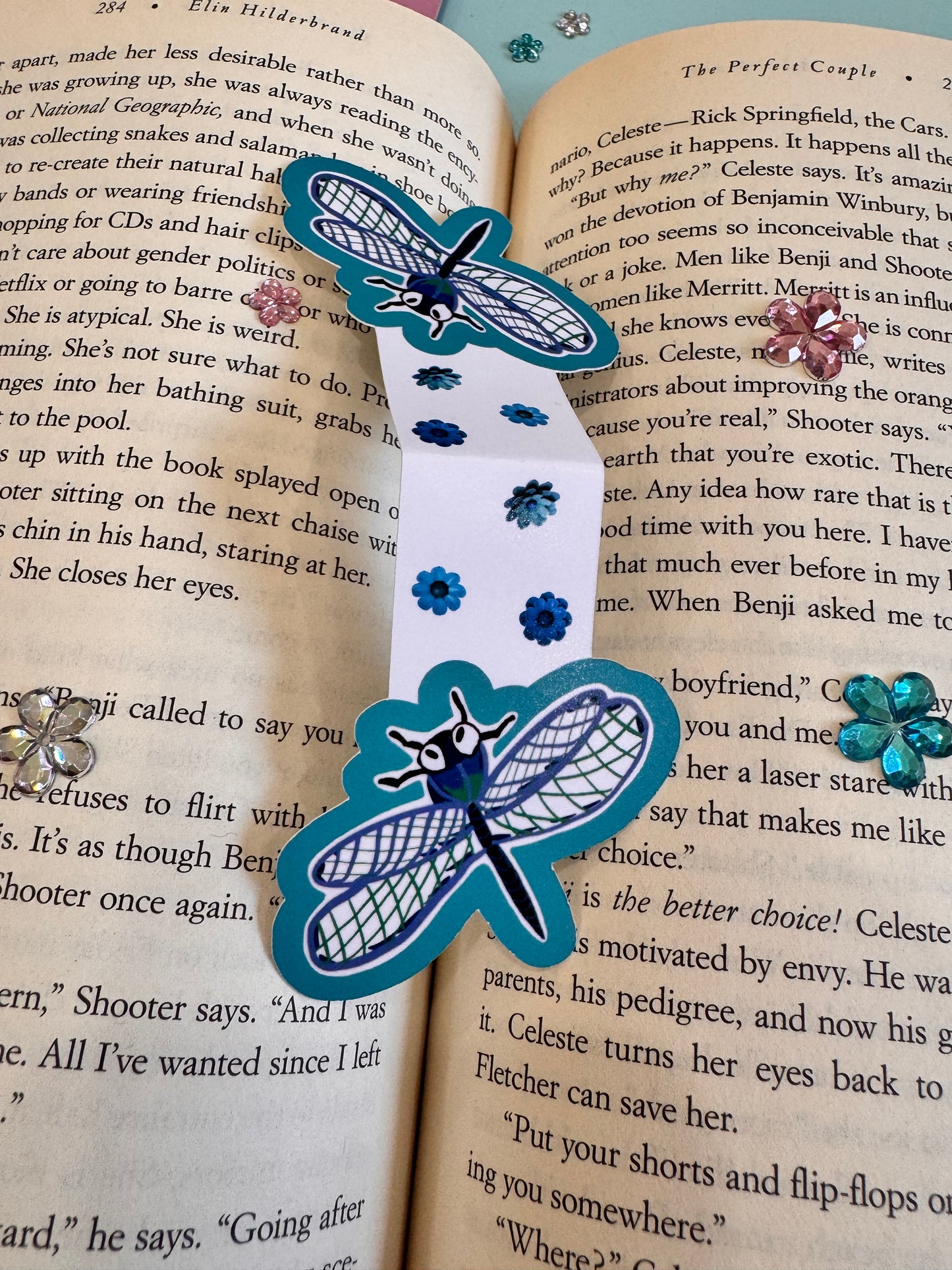 Dragonfly Magnetic Bookmark For Readers
