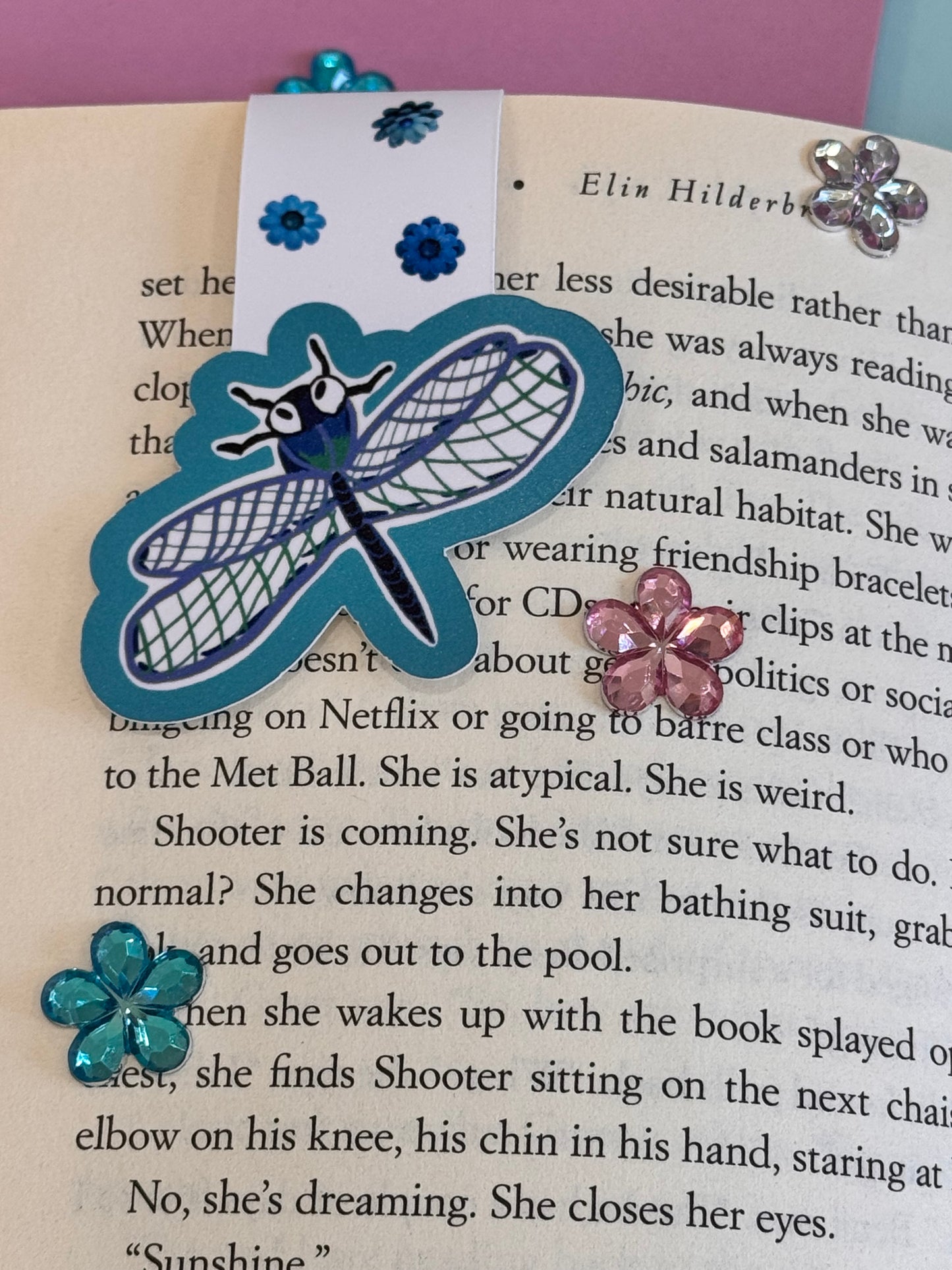 Dragonfly Magnetic Bookmark For Readers