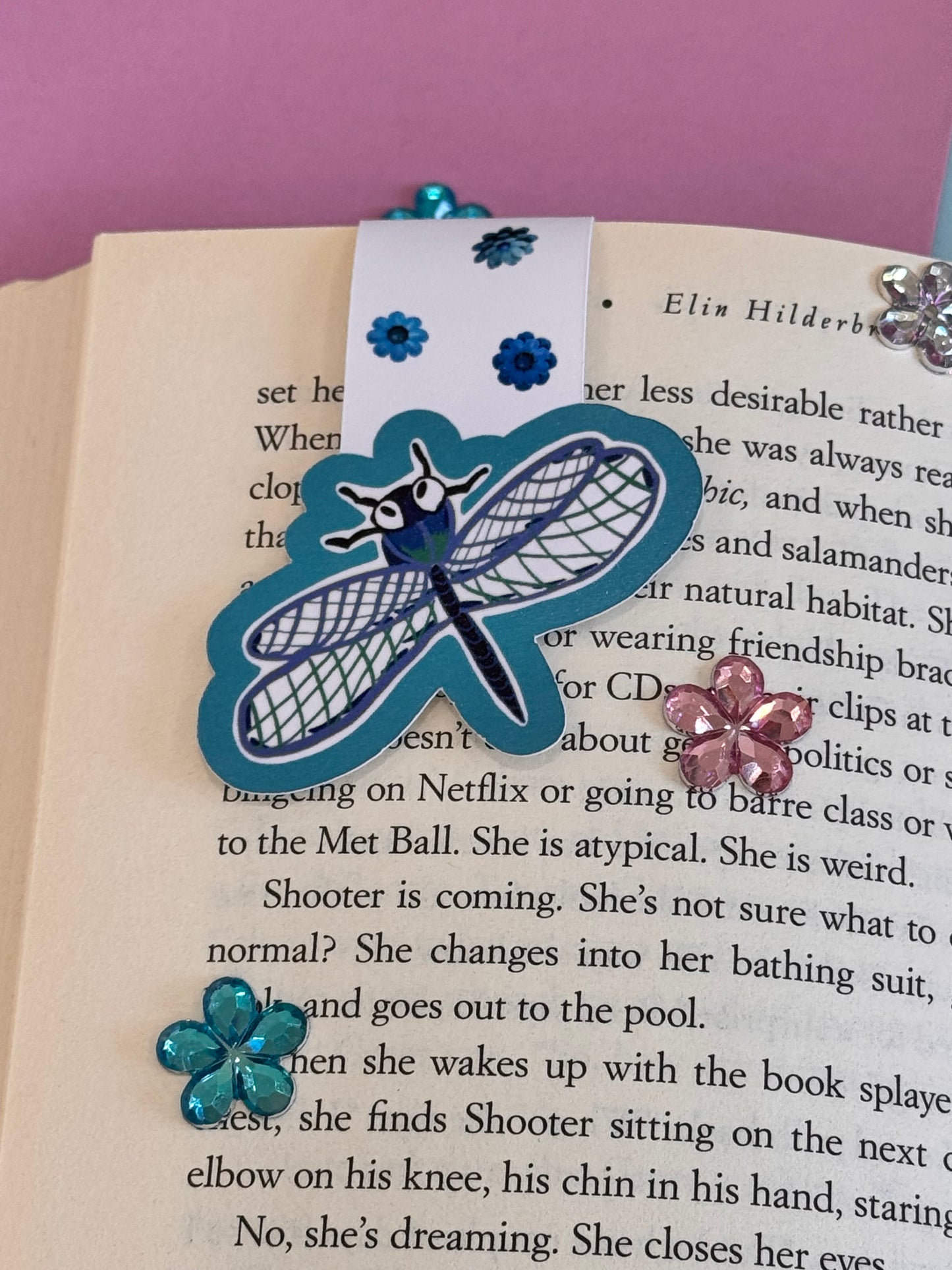 Dragonfly Magnetic Bookmark For Readers