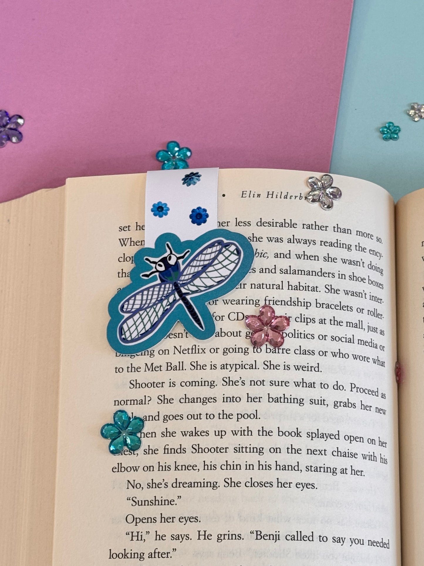 Dragonfly Magnetic Bookmark For Readers