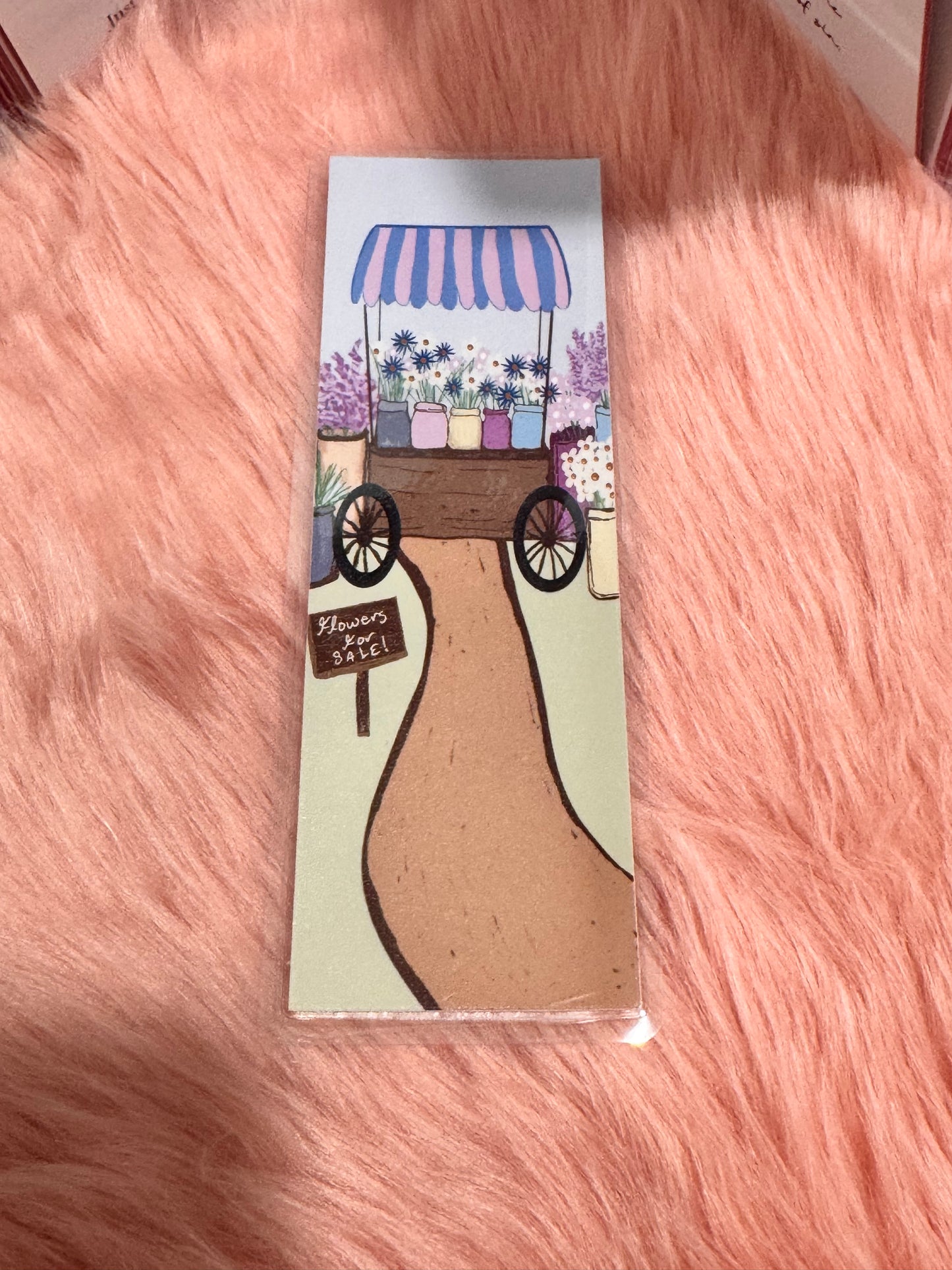 March Monthly Bookmark Set of 3, Spring Easter Flower Bookmarks, Laminated Bookmarks