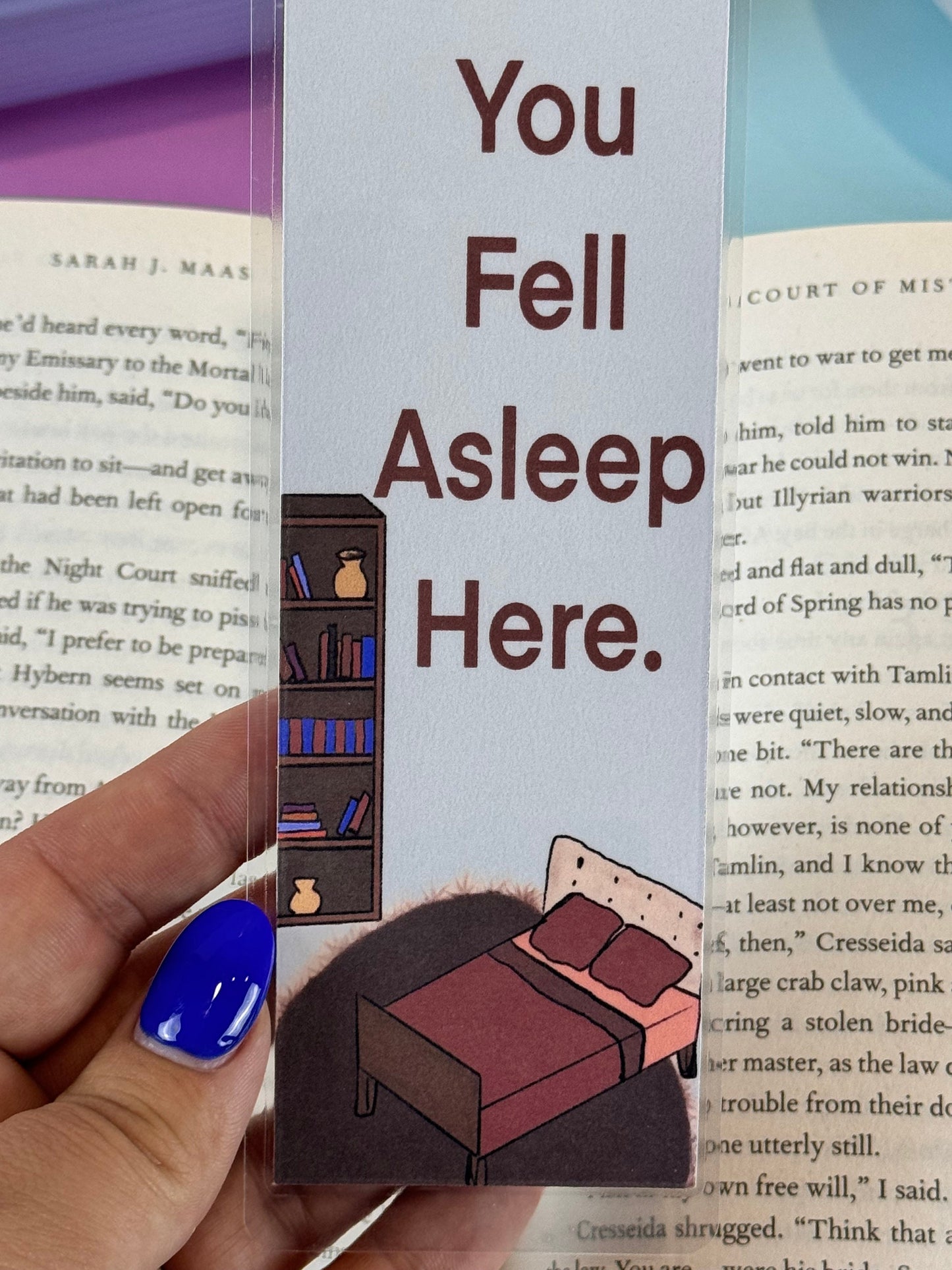 You Fell Asleep Here Laminated Bookmark
