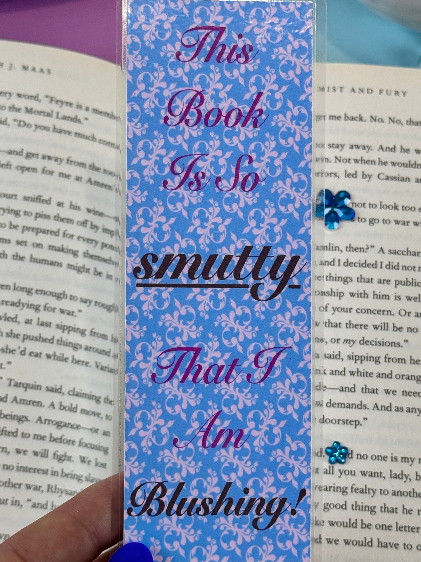 This Book is So SmTy That I am Blushing! Laminated Bookmark