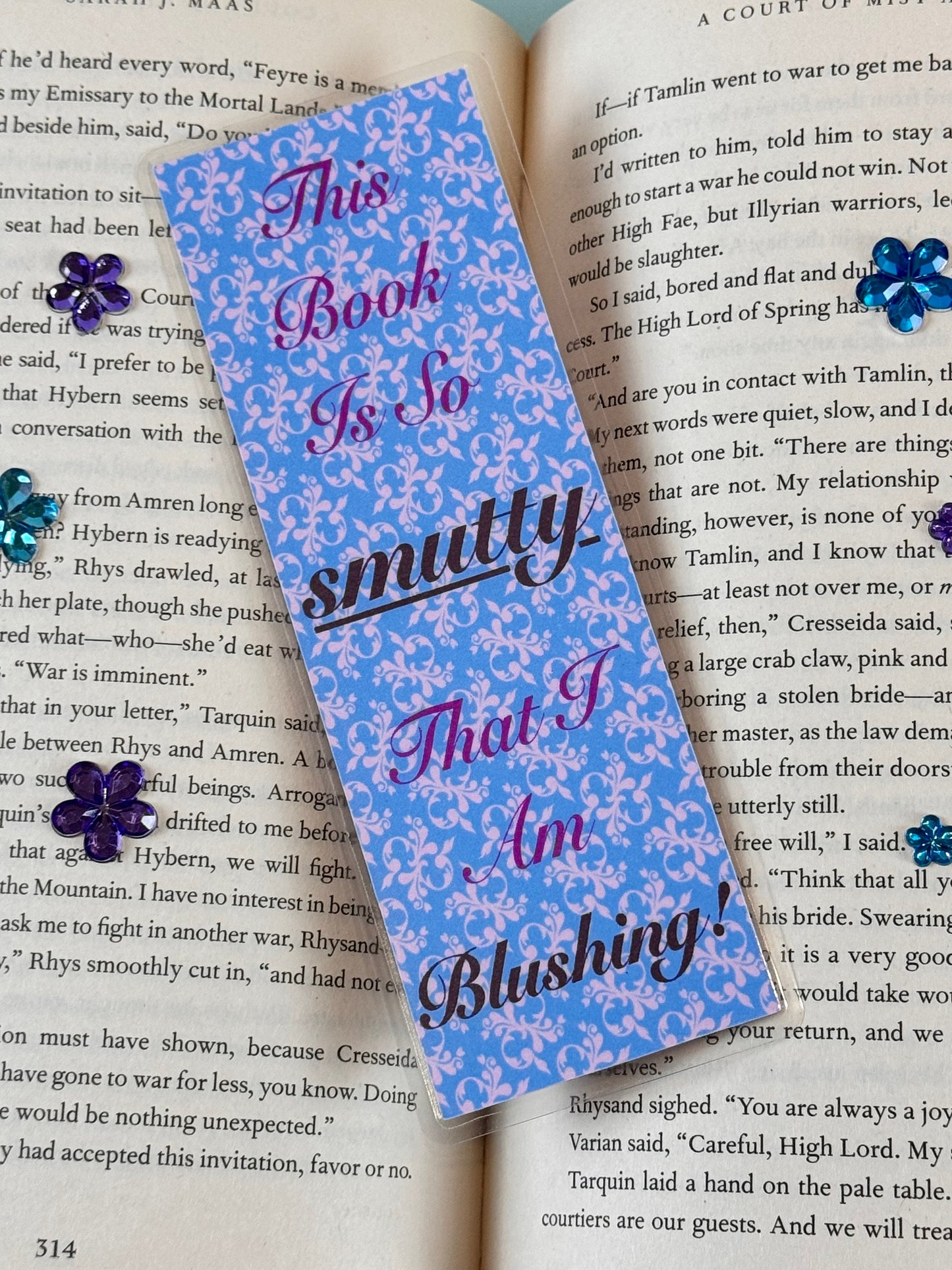 This Book is So SmTy That I am Blushing! Laminated Bookmark