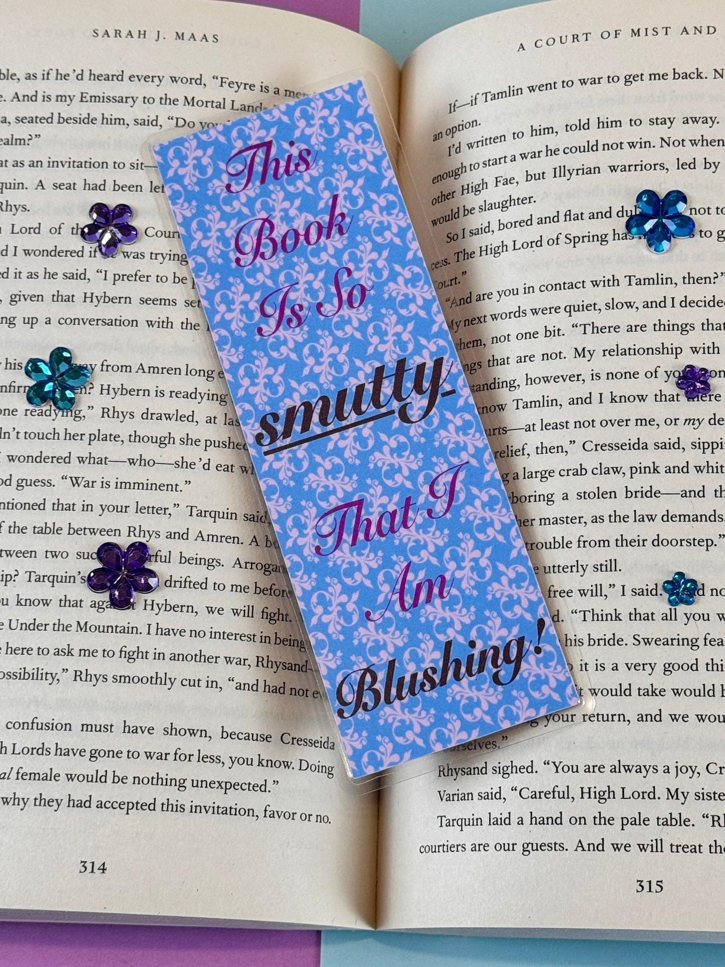 This Book is So SmTy That I am Blushing! Laminated Bookmark