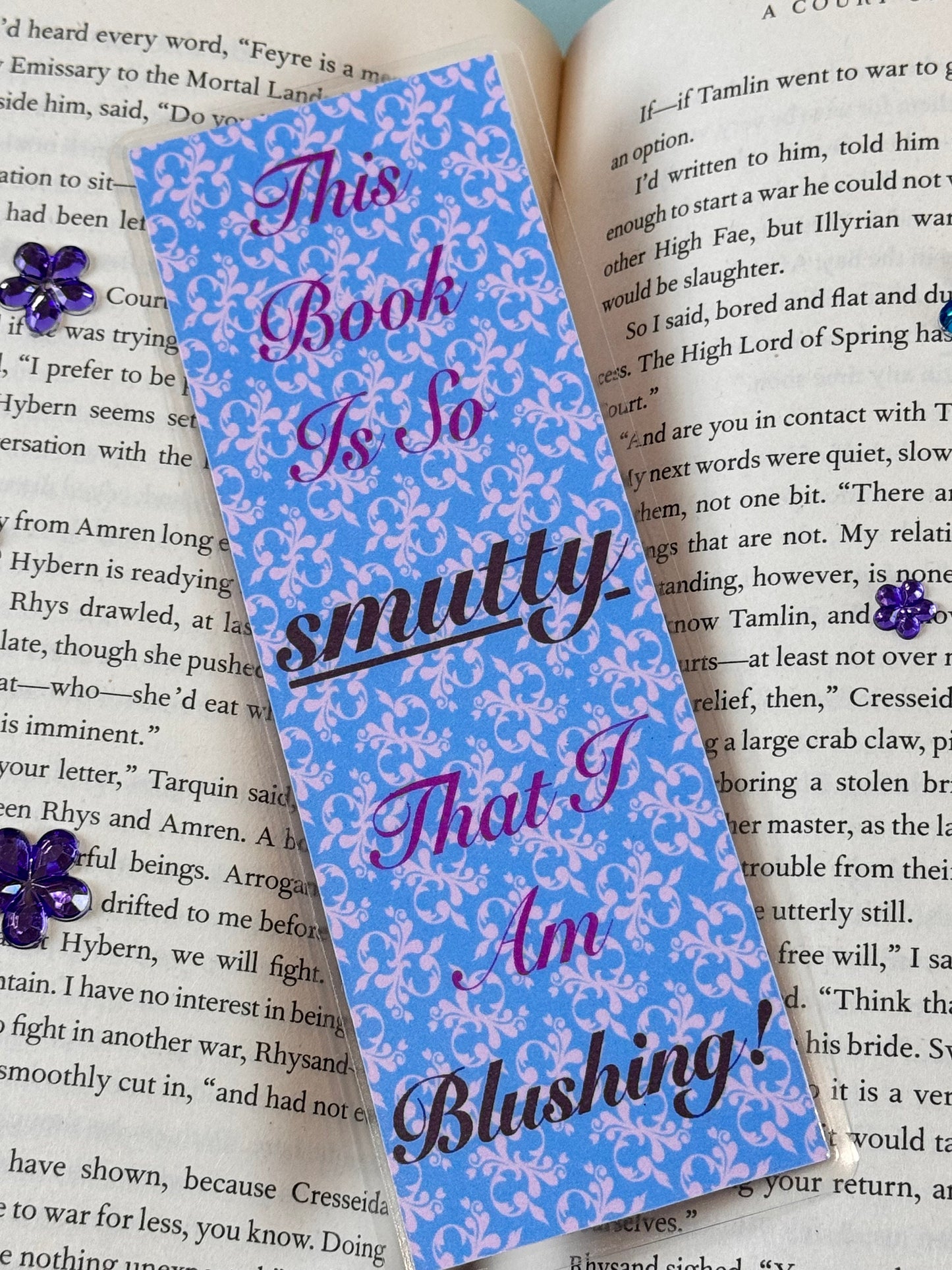 This Book is So SmTy That I am Blushing! Laminated Bookmark