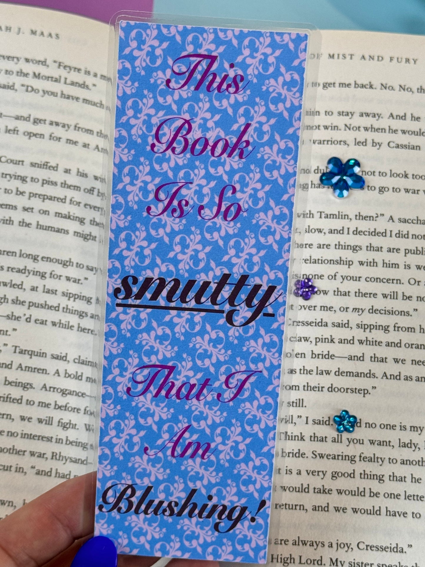 This Book is So SmTy That I am Blushing! Laminated Bookmark