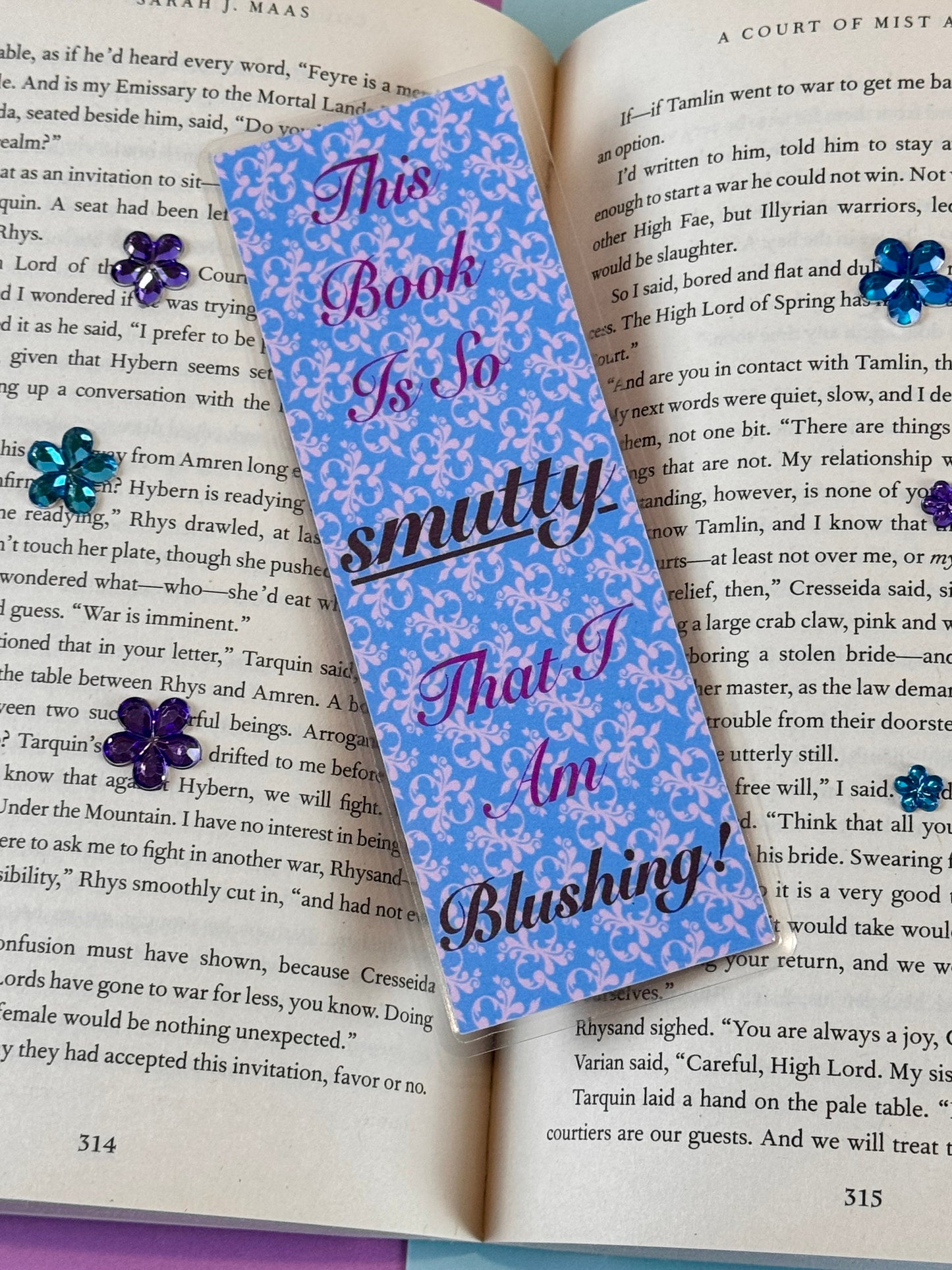 This Book is So SmTy That I am Blushing! Laminated Bookmark