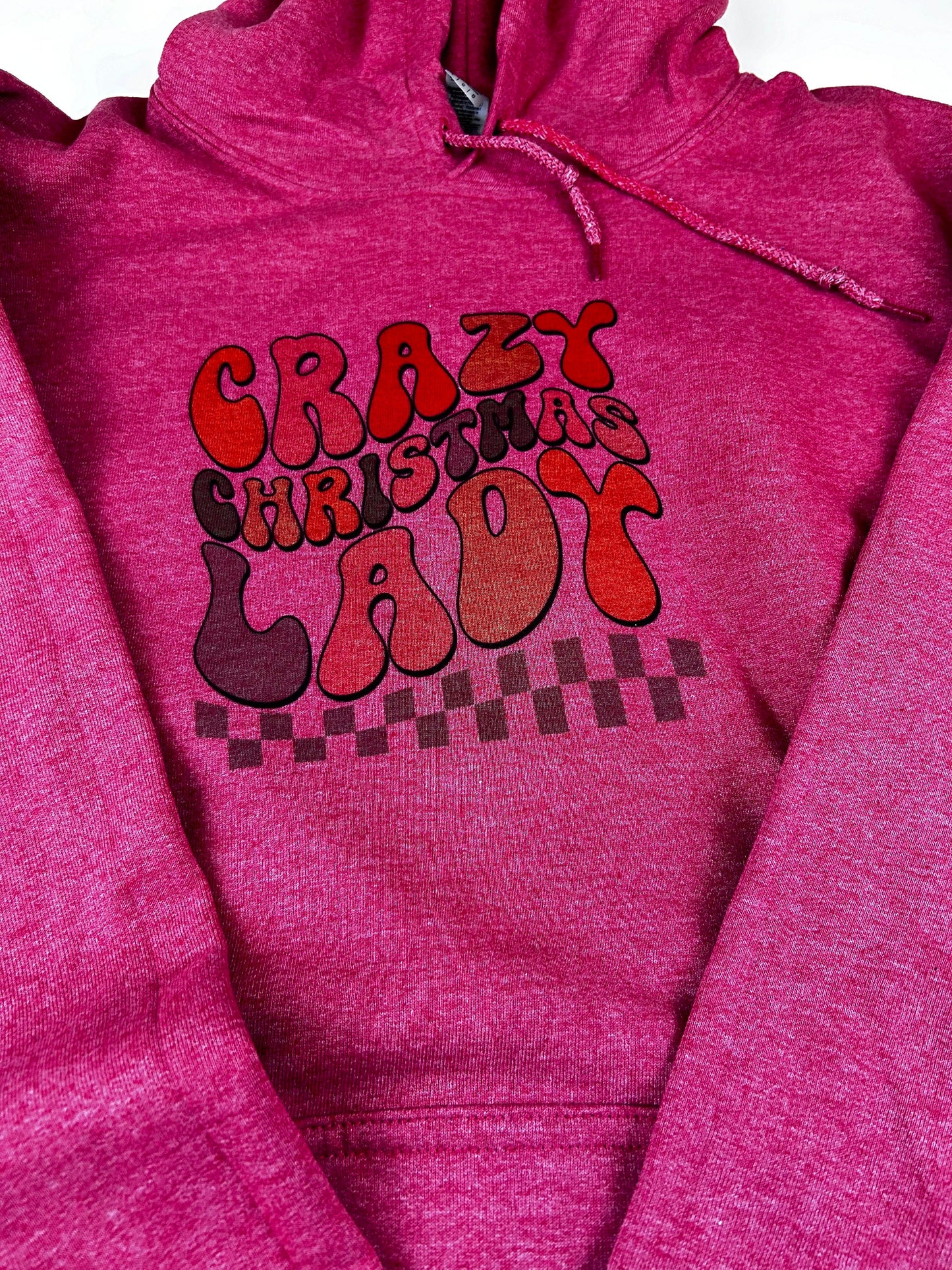 Crazy Christmas Lady Holiday Sweatshirt, Sublimated Christmas Shirt