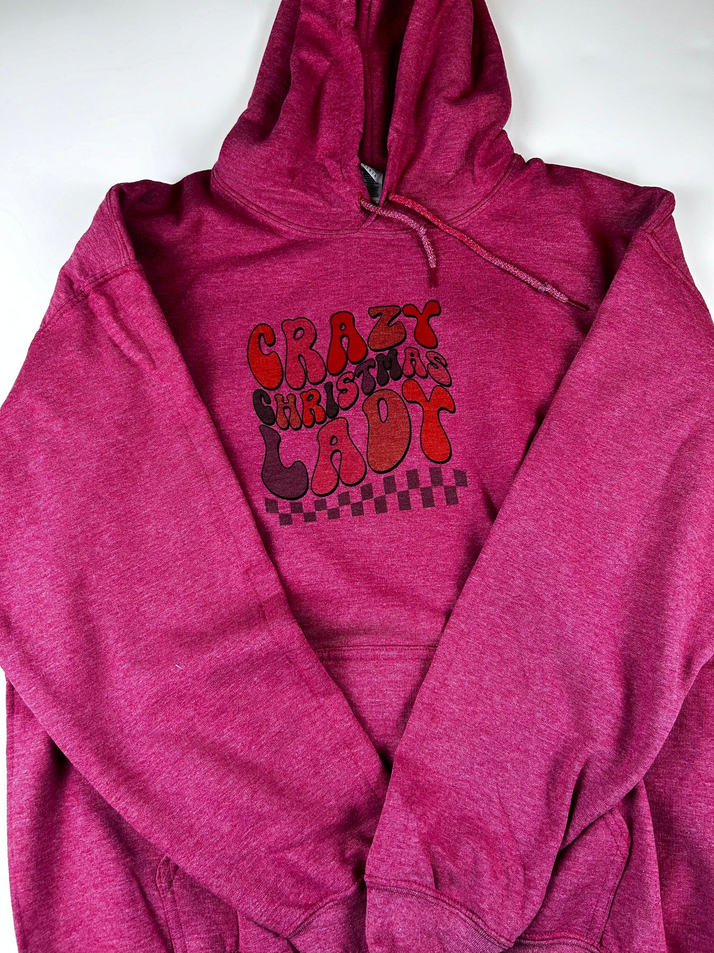Crazy Christmas Lady Holiday Sweatshirt, Sublimated Christmas Shirt