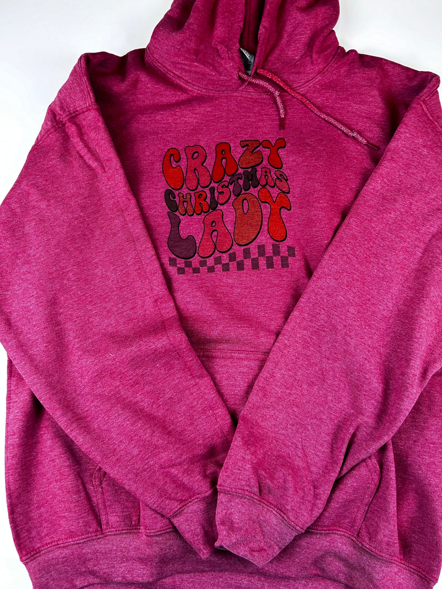 Crazy Christmas Lady Holiday Sweatshirt, Sublimated Christmas Shirt