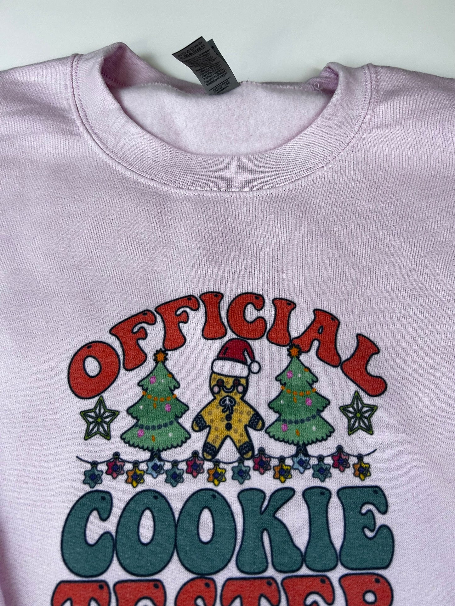 Official Cookie Tester Holiday Sweatshirt, Sublimated Christmas Shirt