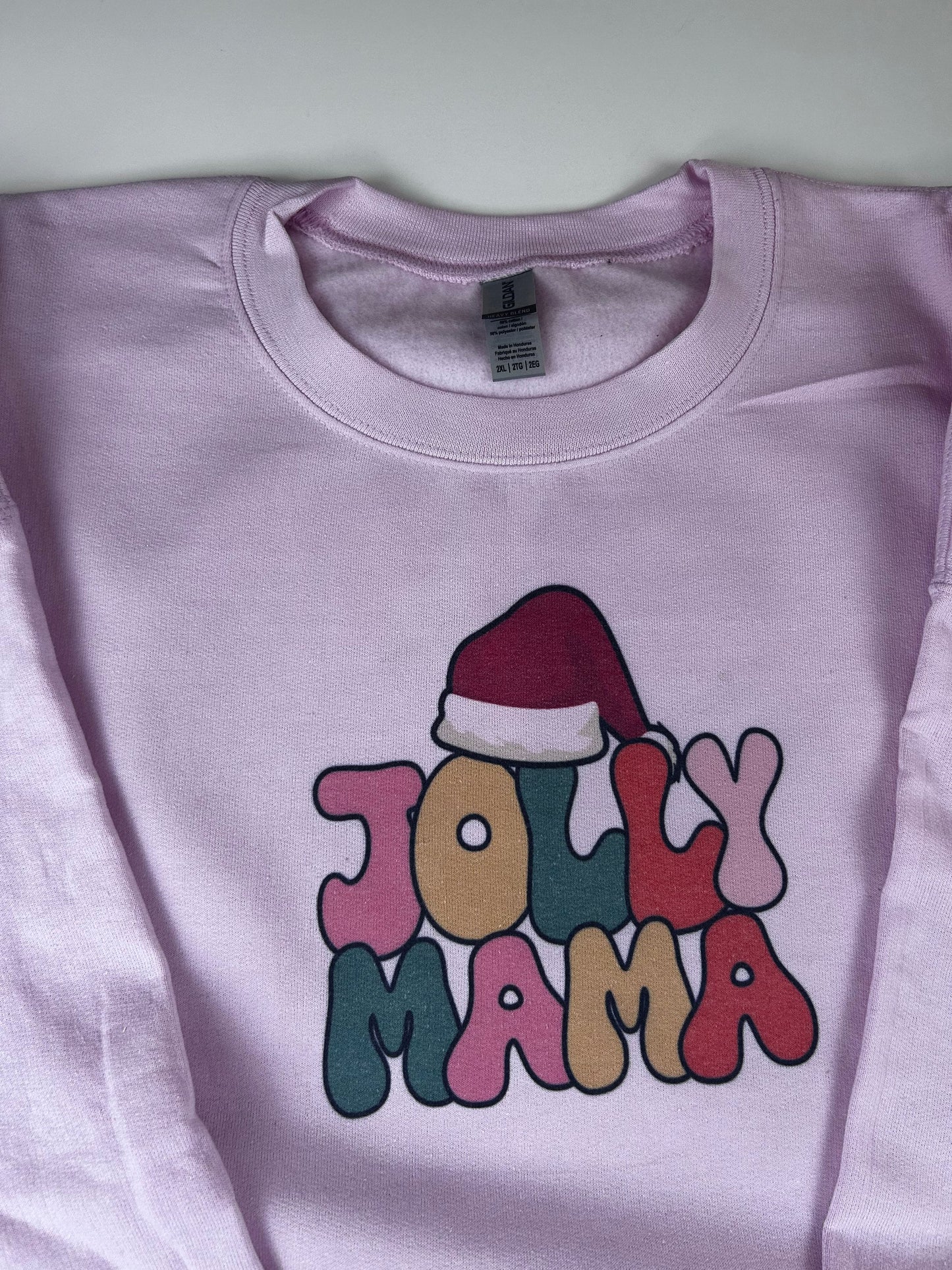 Jolly Mama Holiday Sweatshirt, Sublimated Christmas Shirt