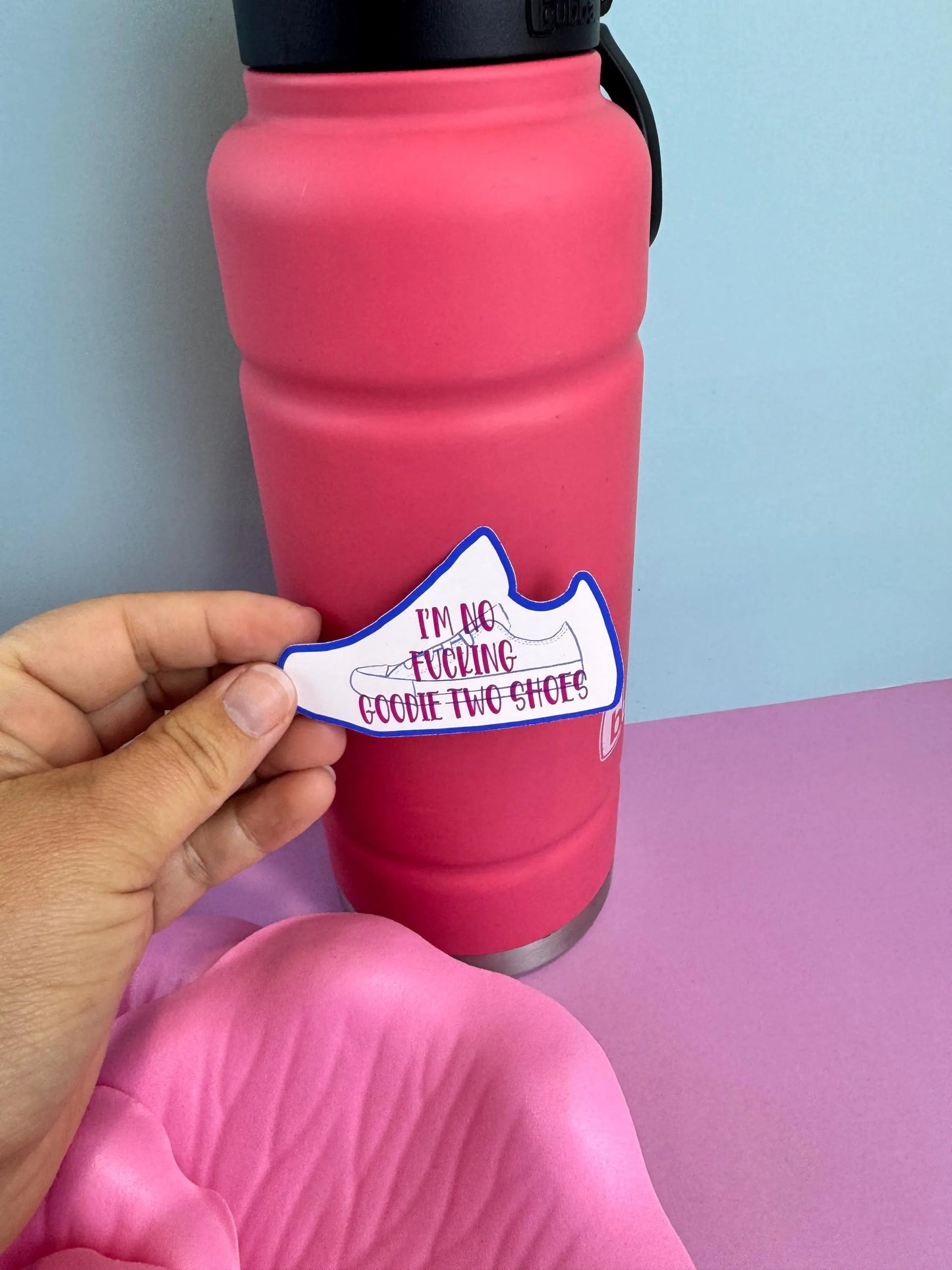 Sarcastic Sticker: Shoe Sticker With Sassy Saying, 3 inch wide, Matte vinyl