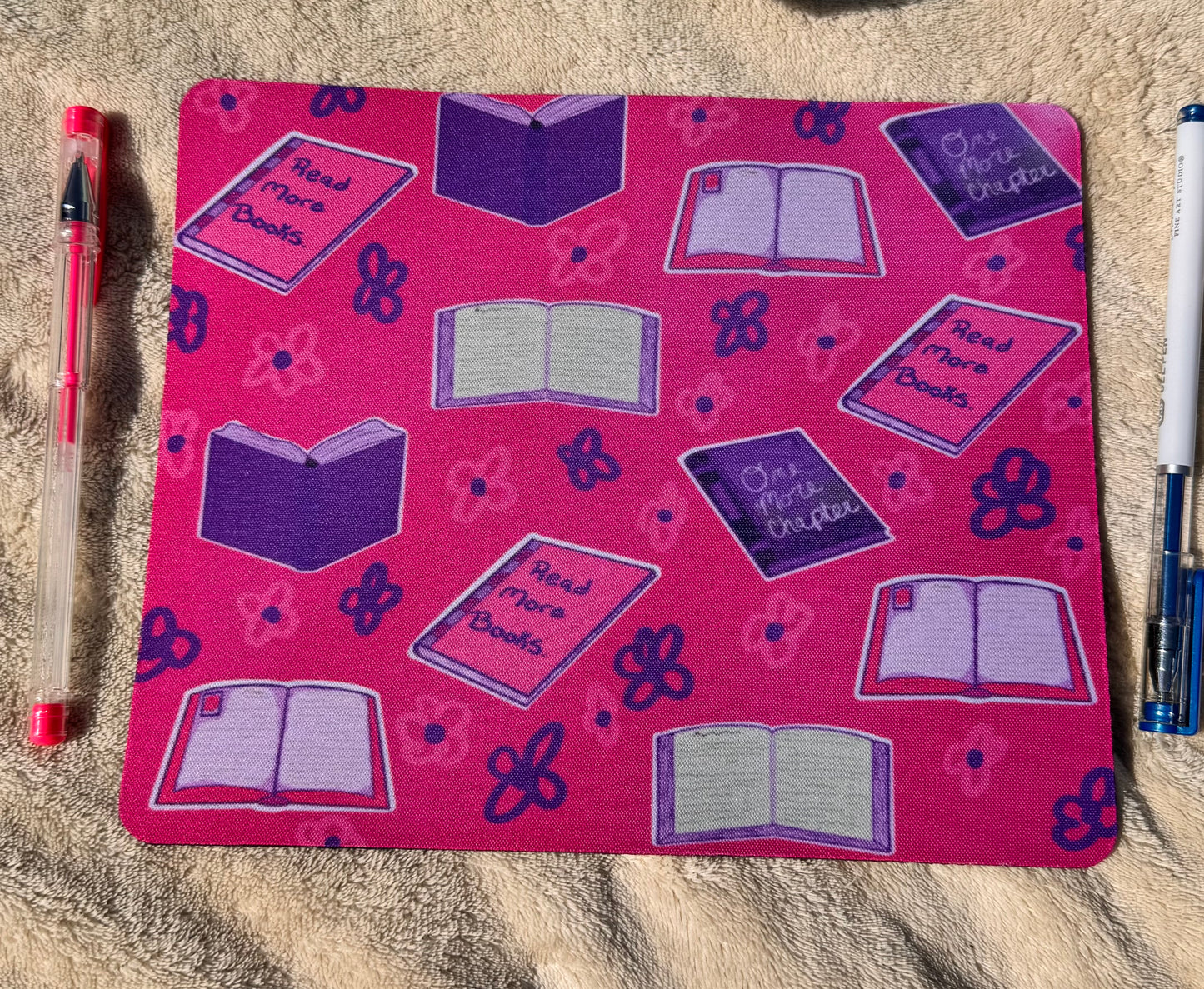 Book Themed Mouse Pad For Readers