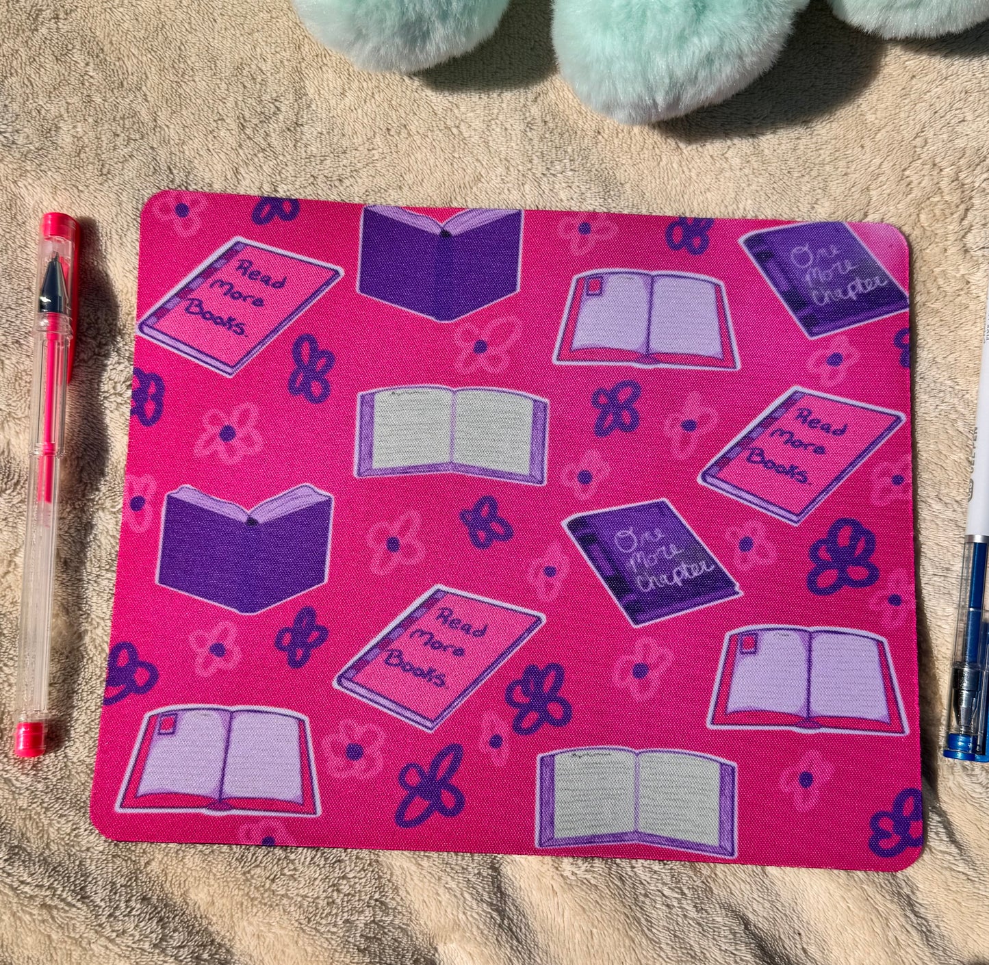 Book Themed Mouse Pad For Readers
