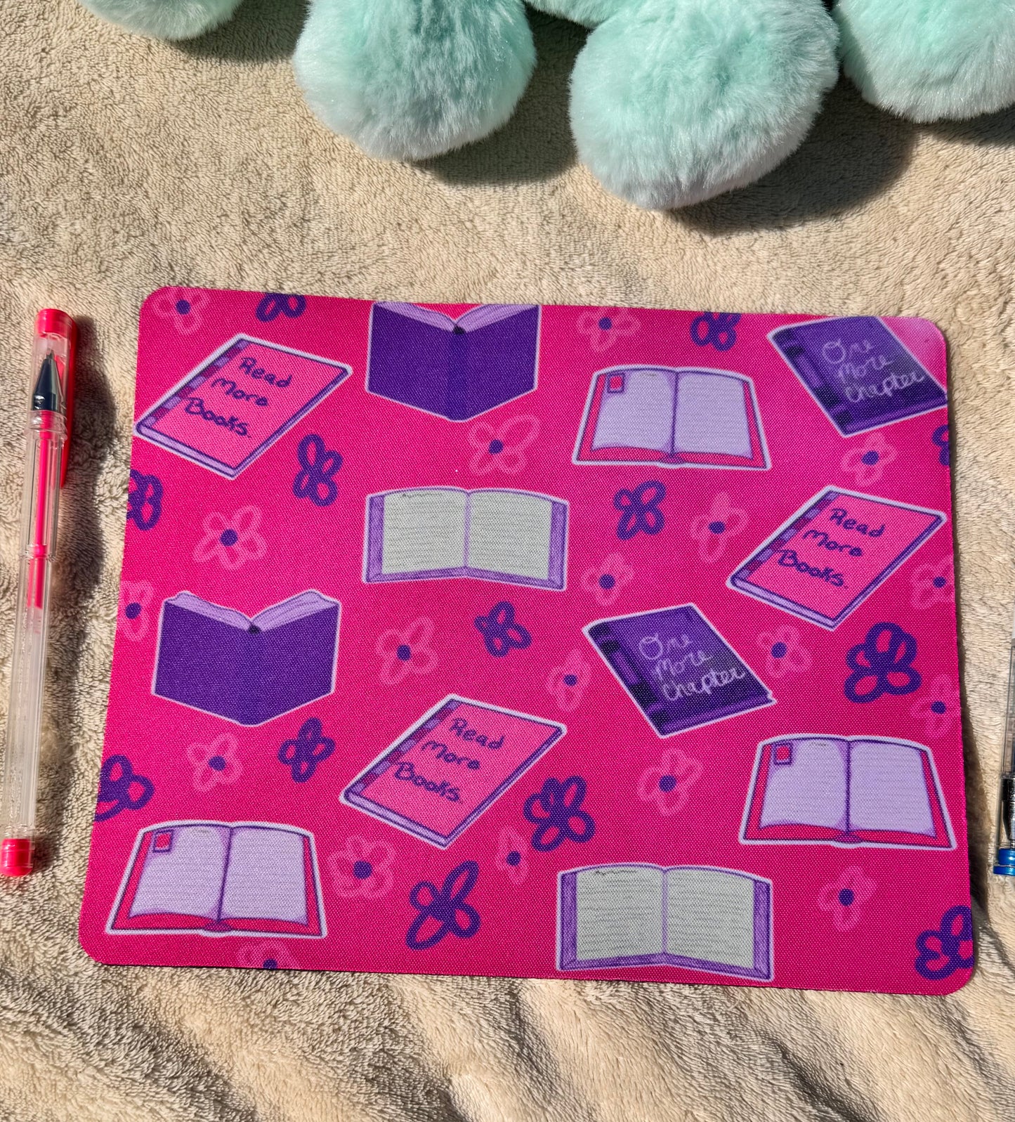 Book Themed Mouse Pad For Readers