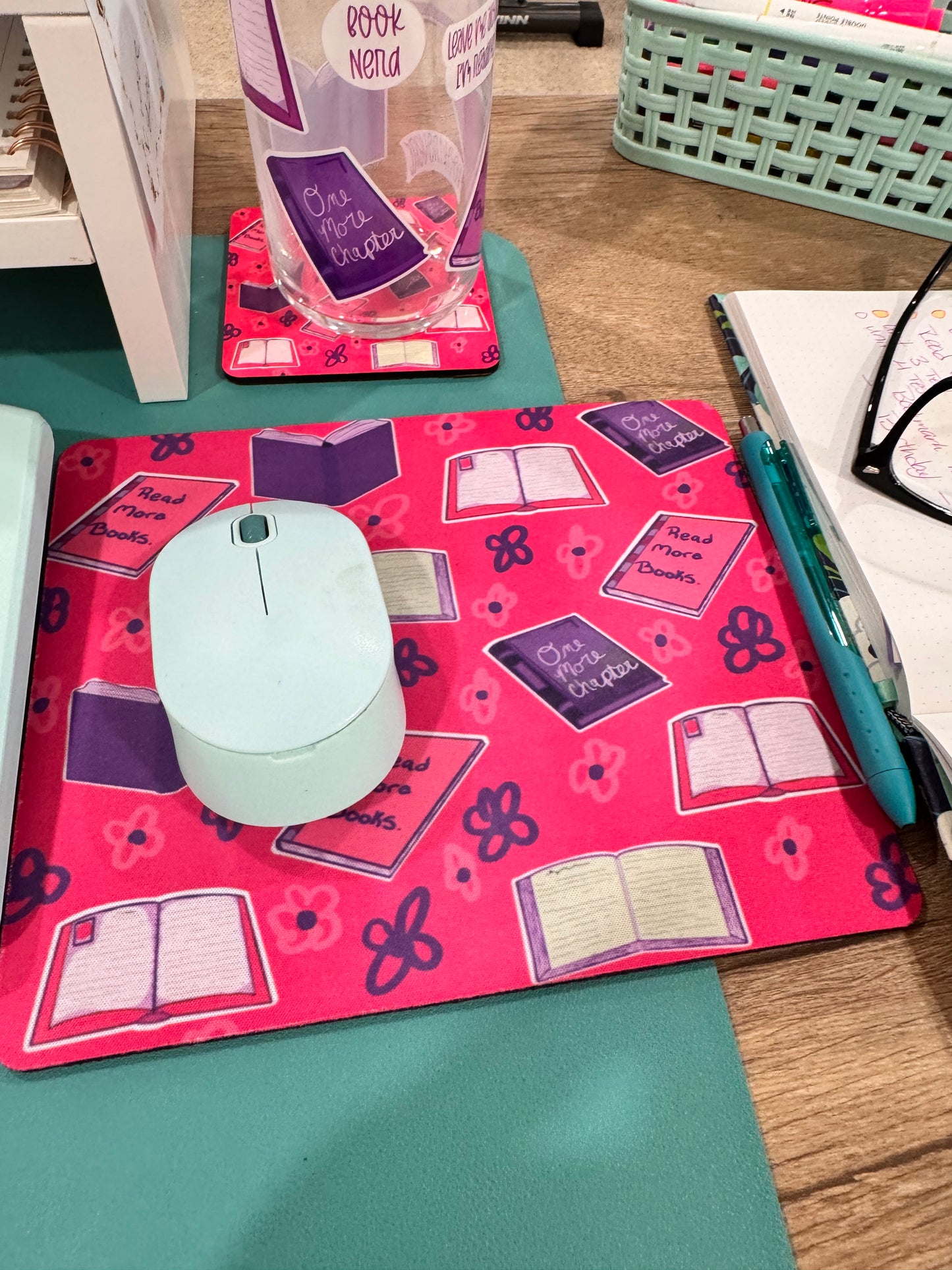 Book Themed Mouse Pad For Readers