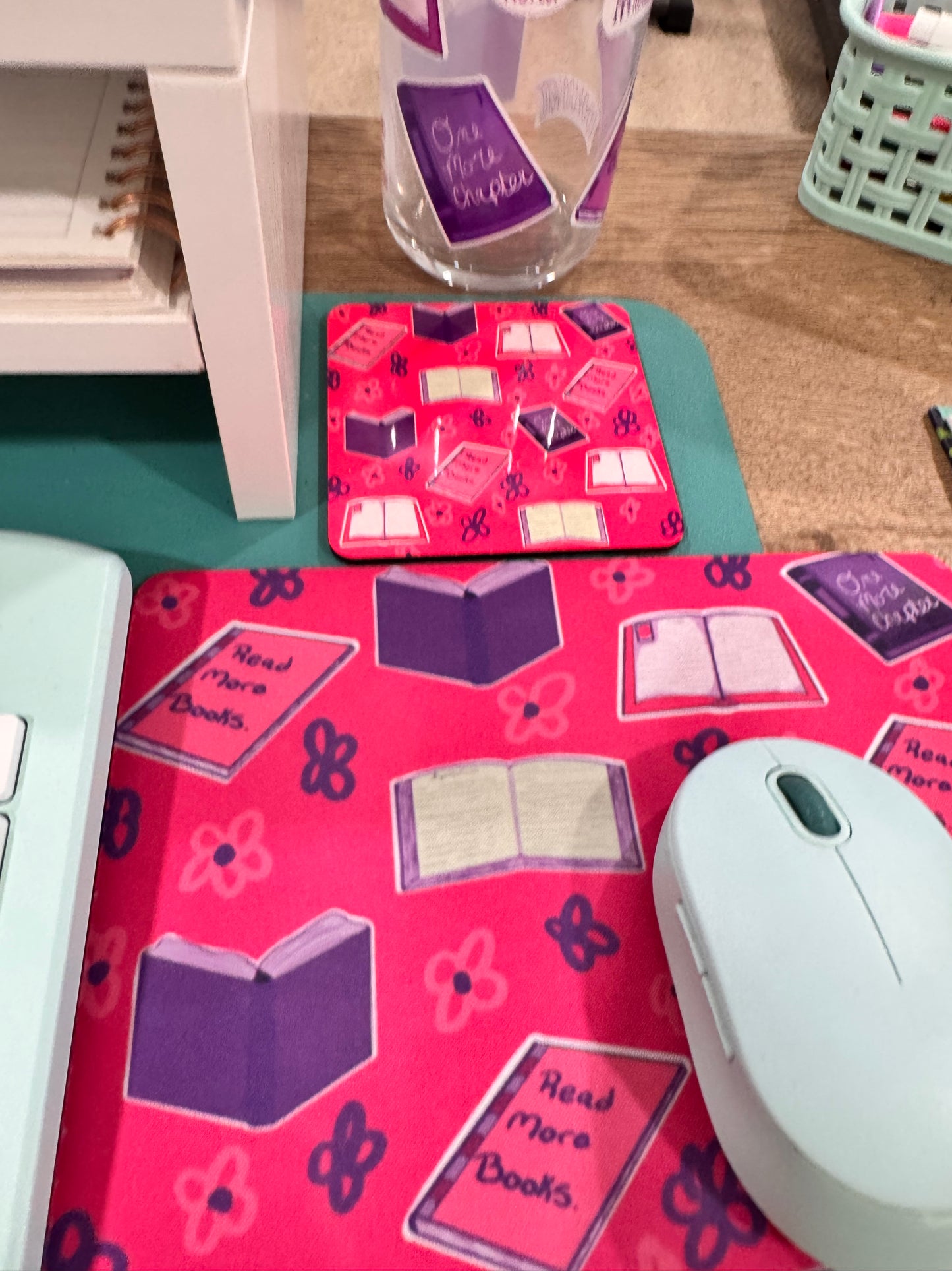 Book Themed Coaster For Book Lovers