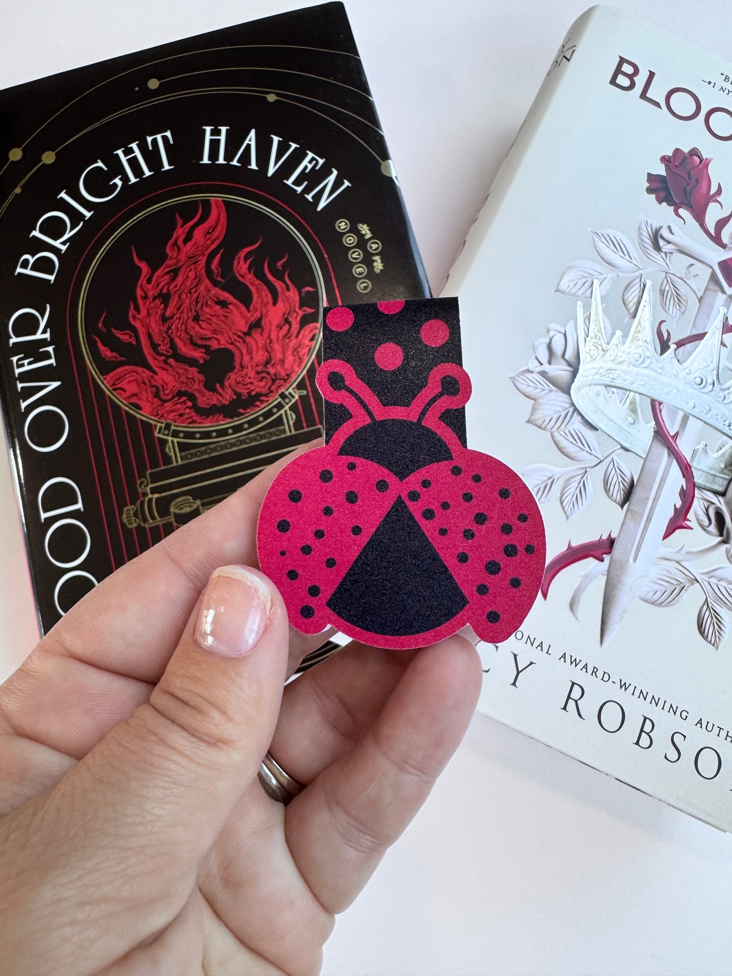 Ladybug Magnetic Bookmark For Readers, Save Your Page, For Book Lovers
