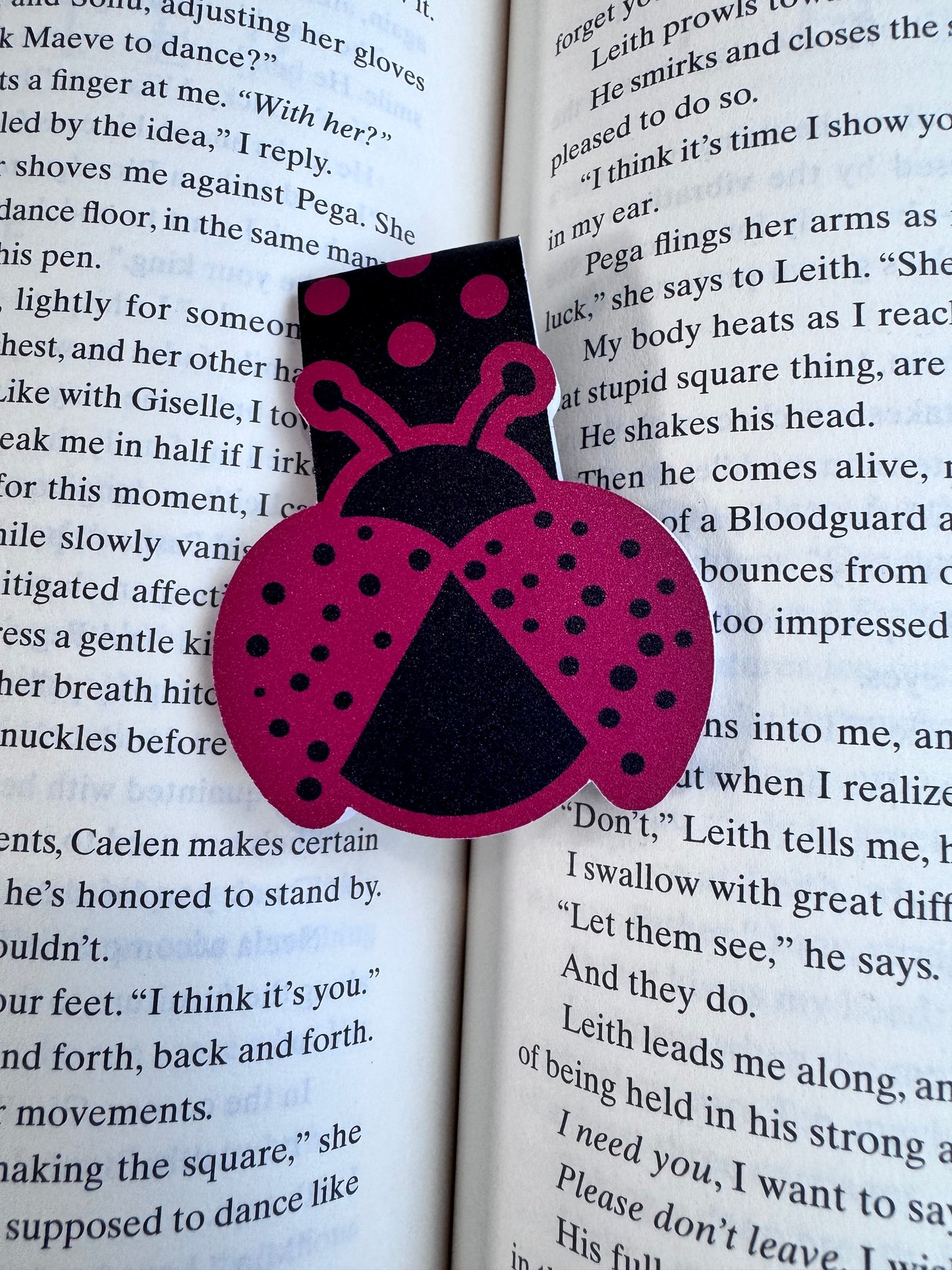 Ladybug Magnetic Bookmark For Readers, Save Your Page, For Book Lovers