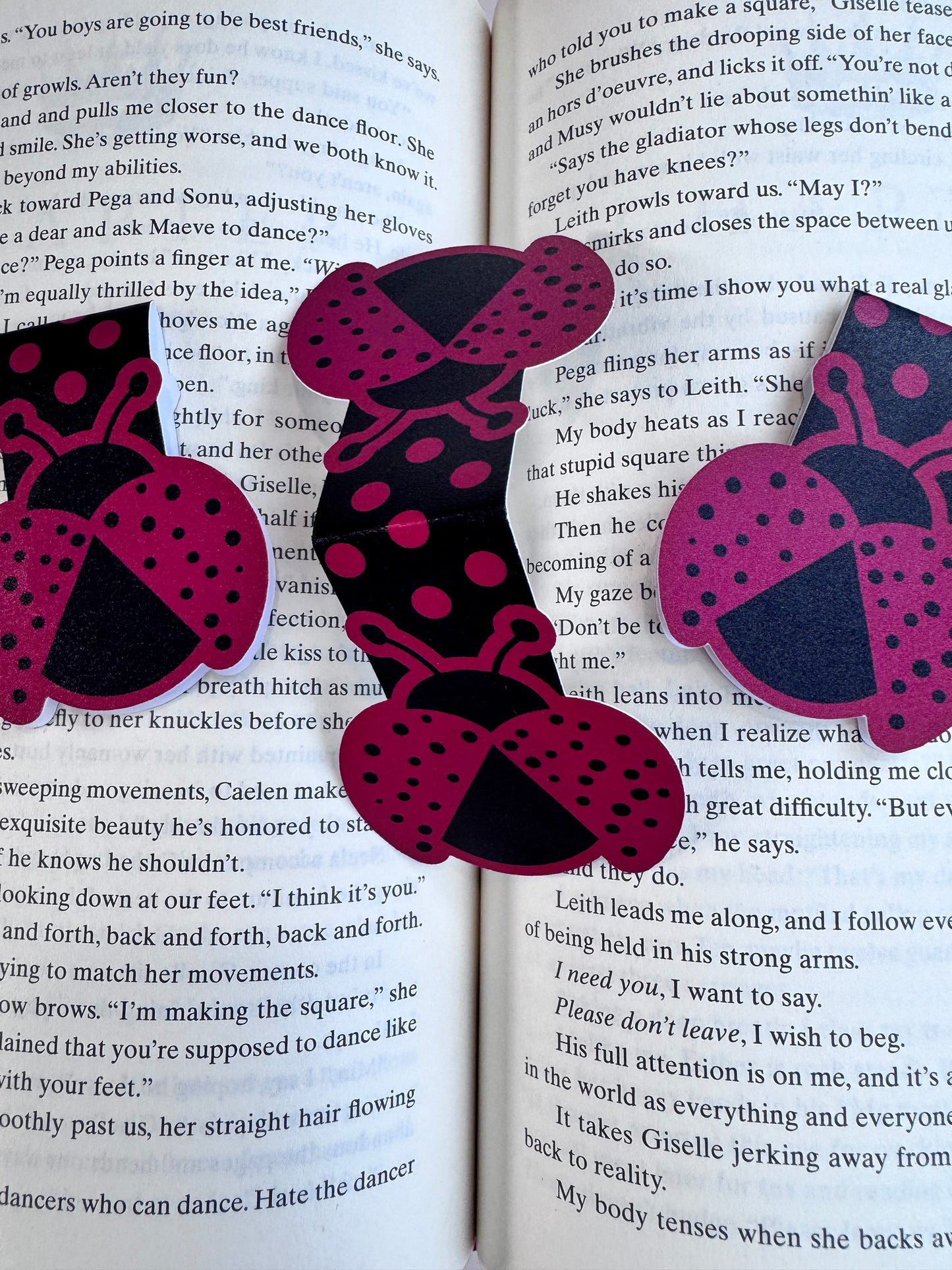 Ladybug Magnetic Bookmark For Readers, Save Your Page, For Book Lovers