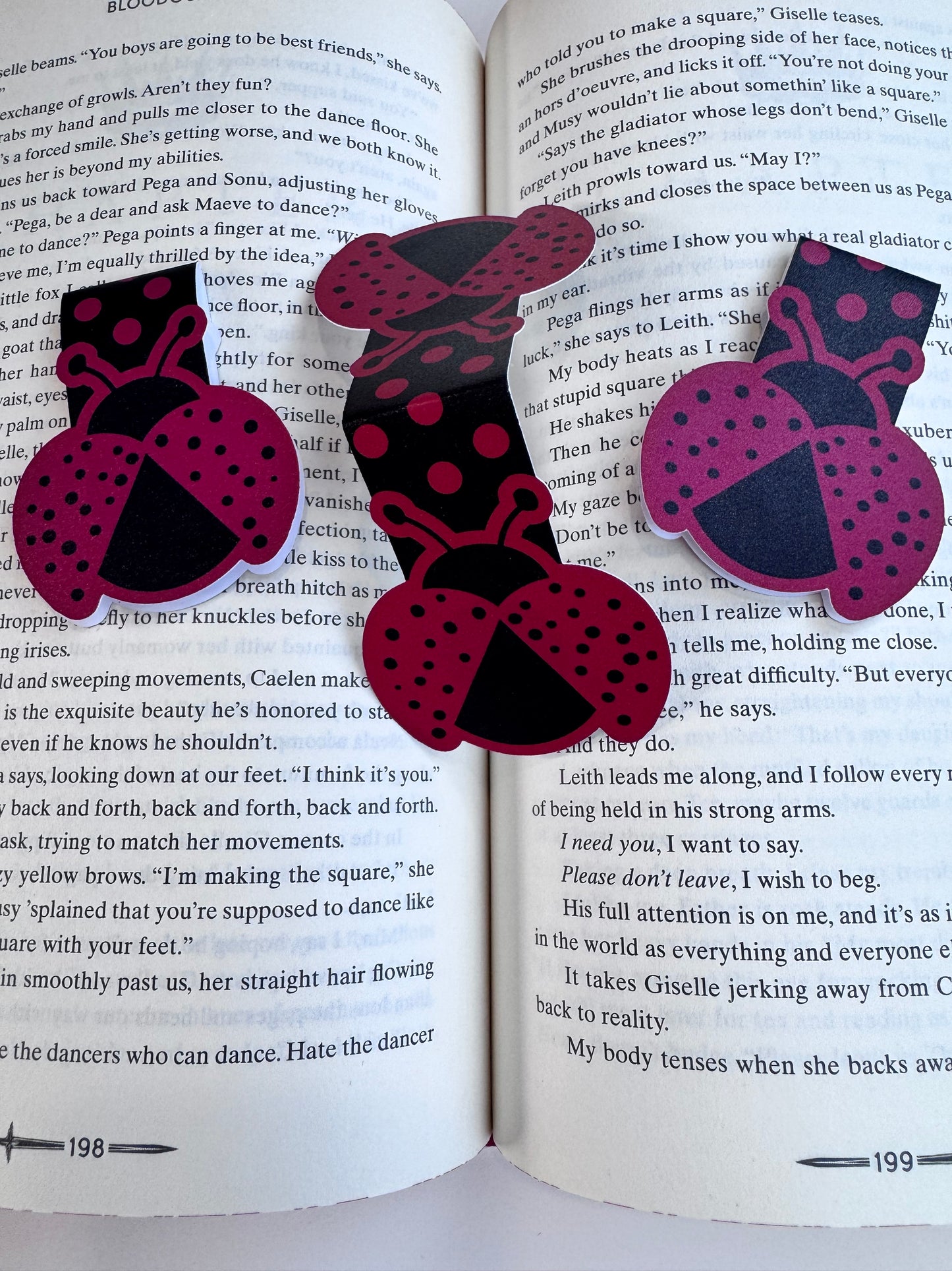 Ladybug Magnetic Bookmark For Readers, Save Your Page, For Book Lovers