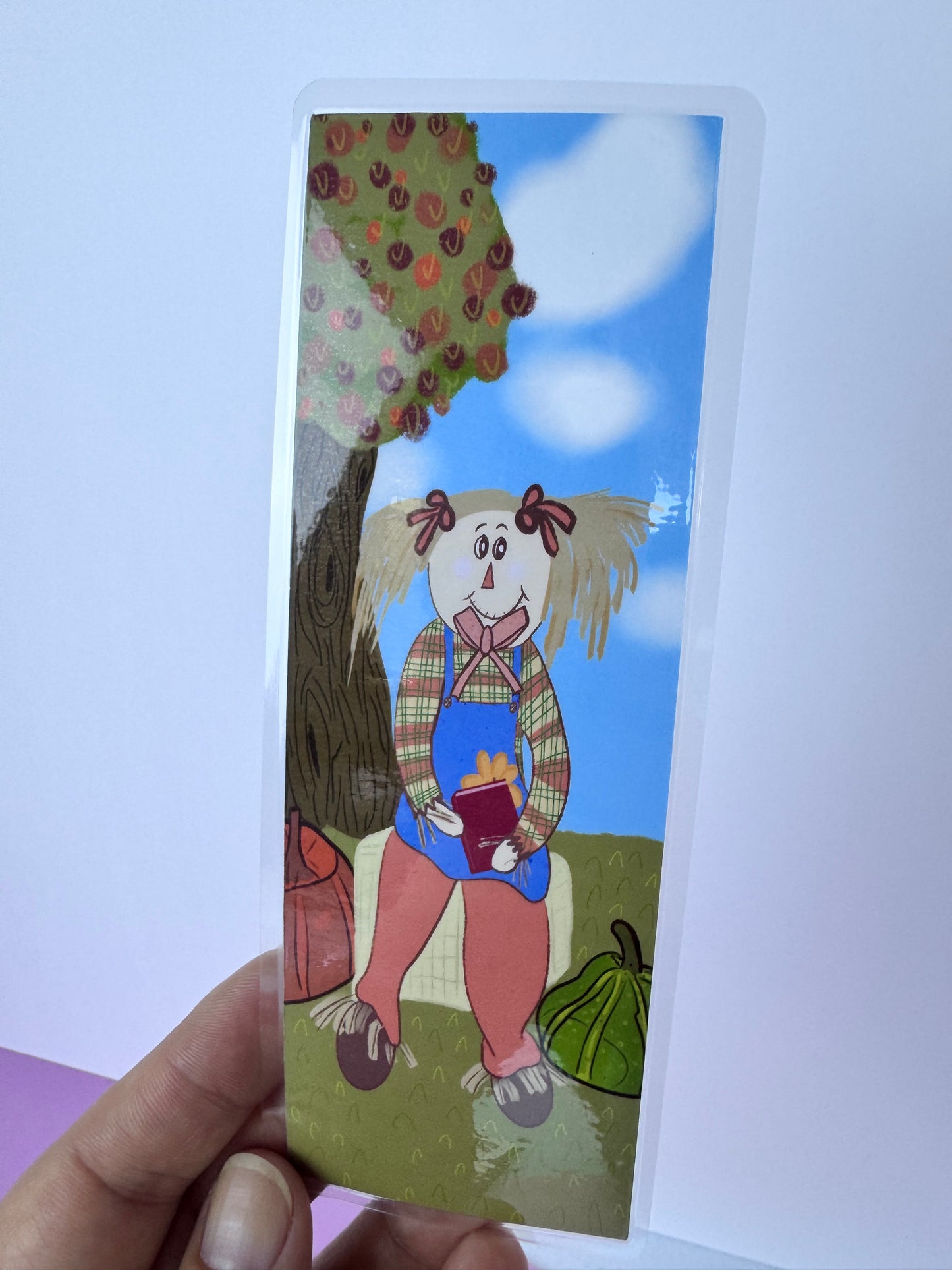 Crisp Fall Days Bookmark Set or Individual: 2x6 Inches, Hand Drawn and Laminated