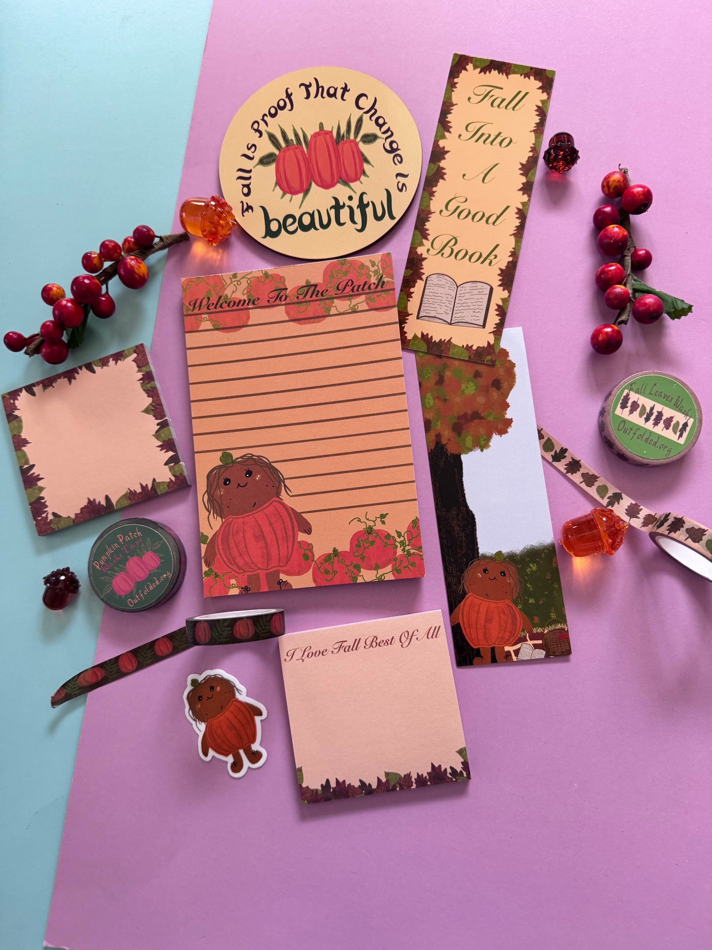 Fall Is In The Air Stationery Gift Box, Bundled Collection