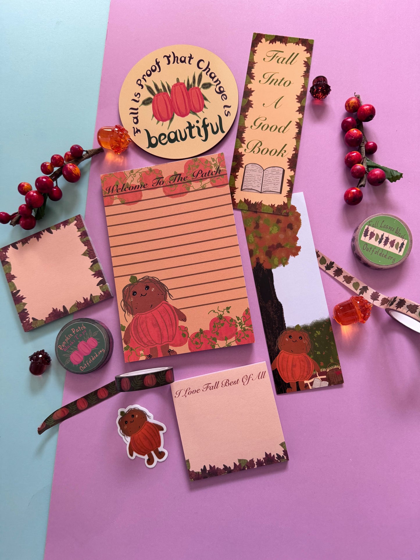 Fall Is In The Air Stationery Gift Box, Bundled Collection